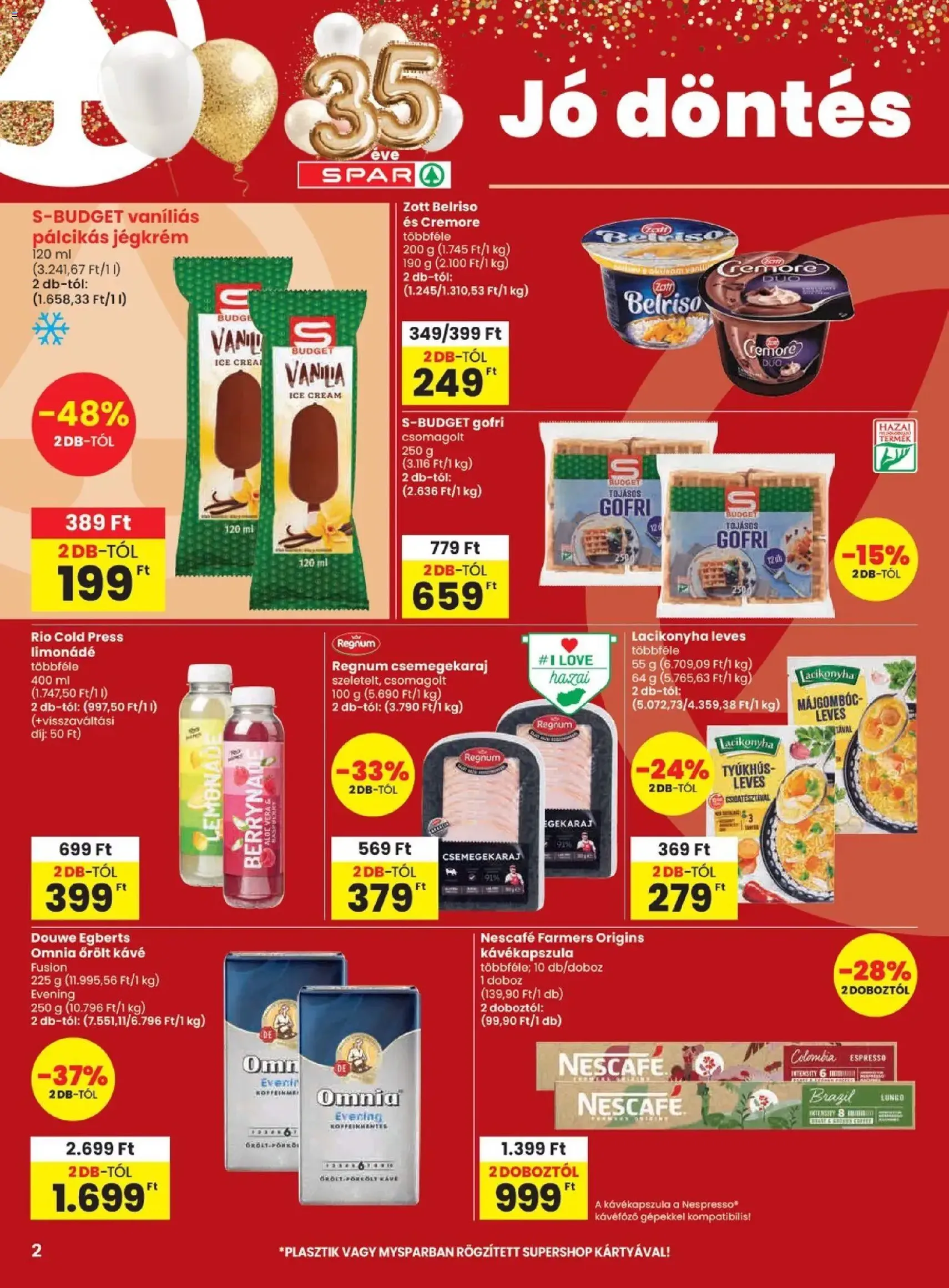 Spar akciós újság - 2026.08.06. érvényes szórólap 2 oldal 20 oldalból