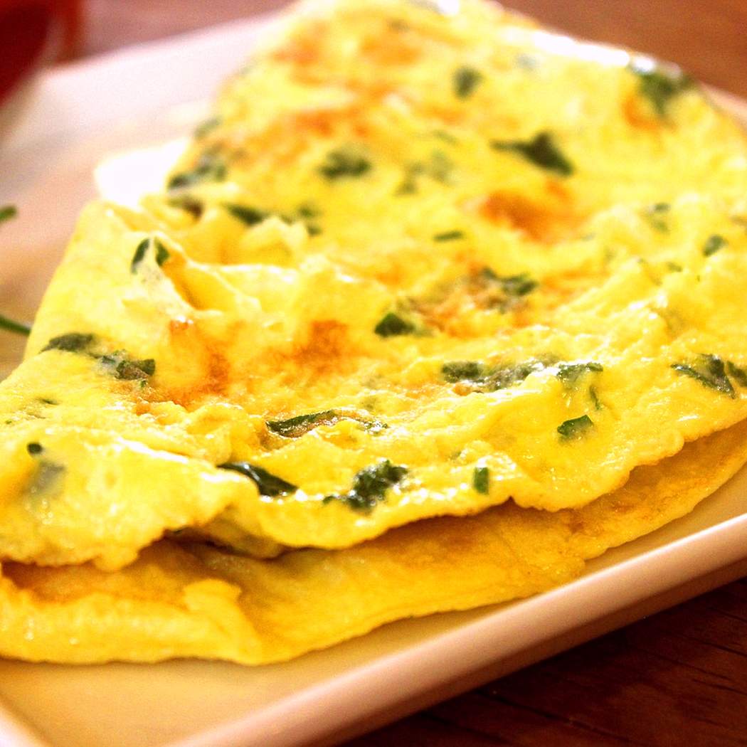 Omlet na słono