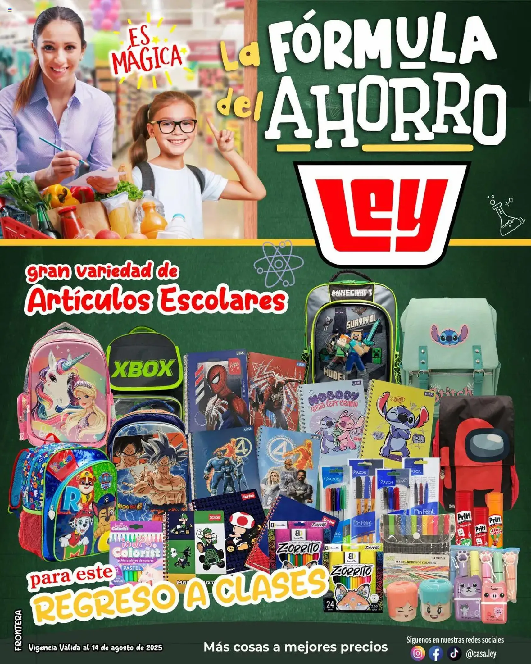 Casa Ley - Folleto Formula del ahorro - Frontera - folleto válido desde 01/08/2025 página 1 de 15