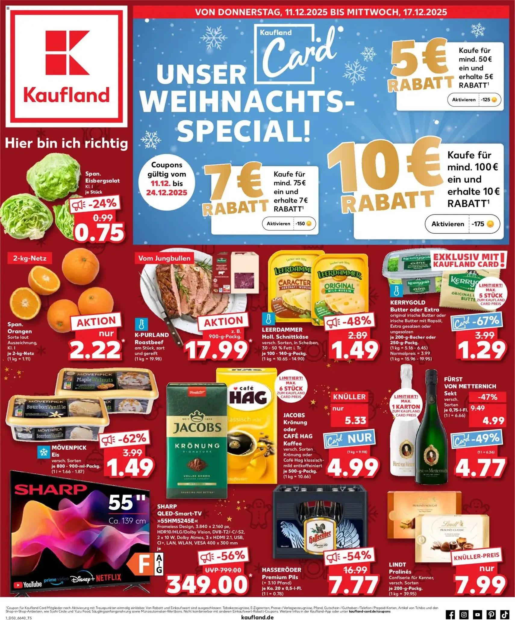 Kaufland Prospekt - Gültiger Prospekt ab 11.12.2025, Seite 1 von insgesamt 37