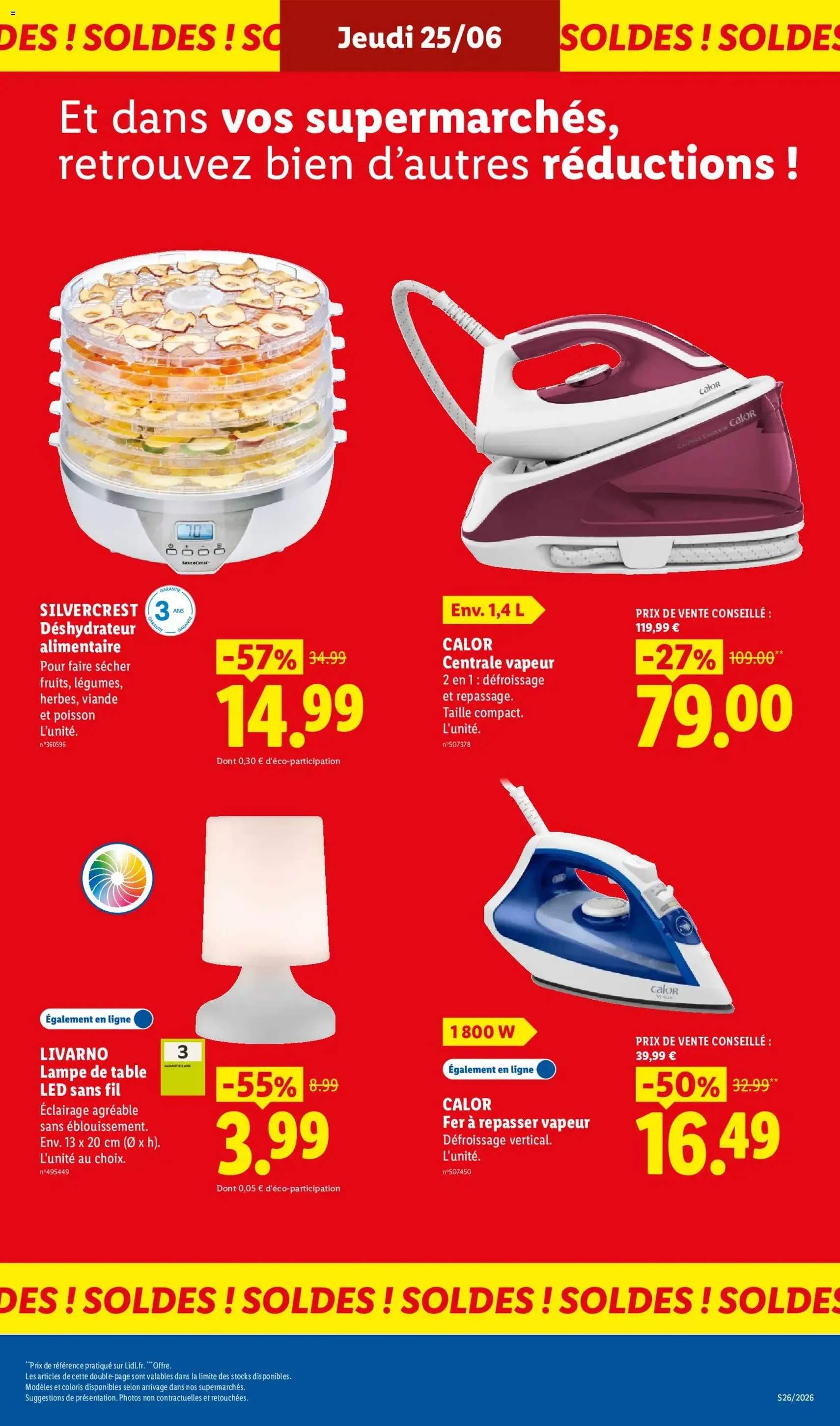 LIDL catalogue - brochure valable à partir du 25/06/2026, page 45 sur 72