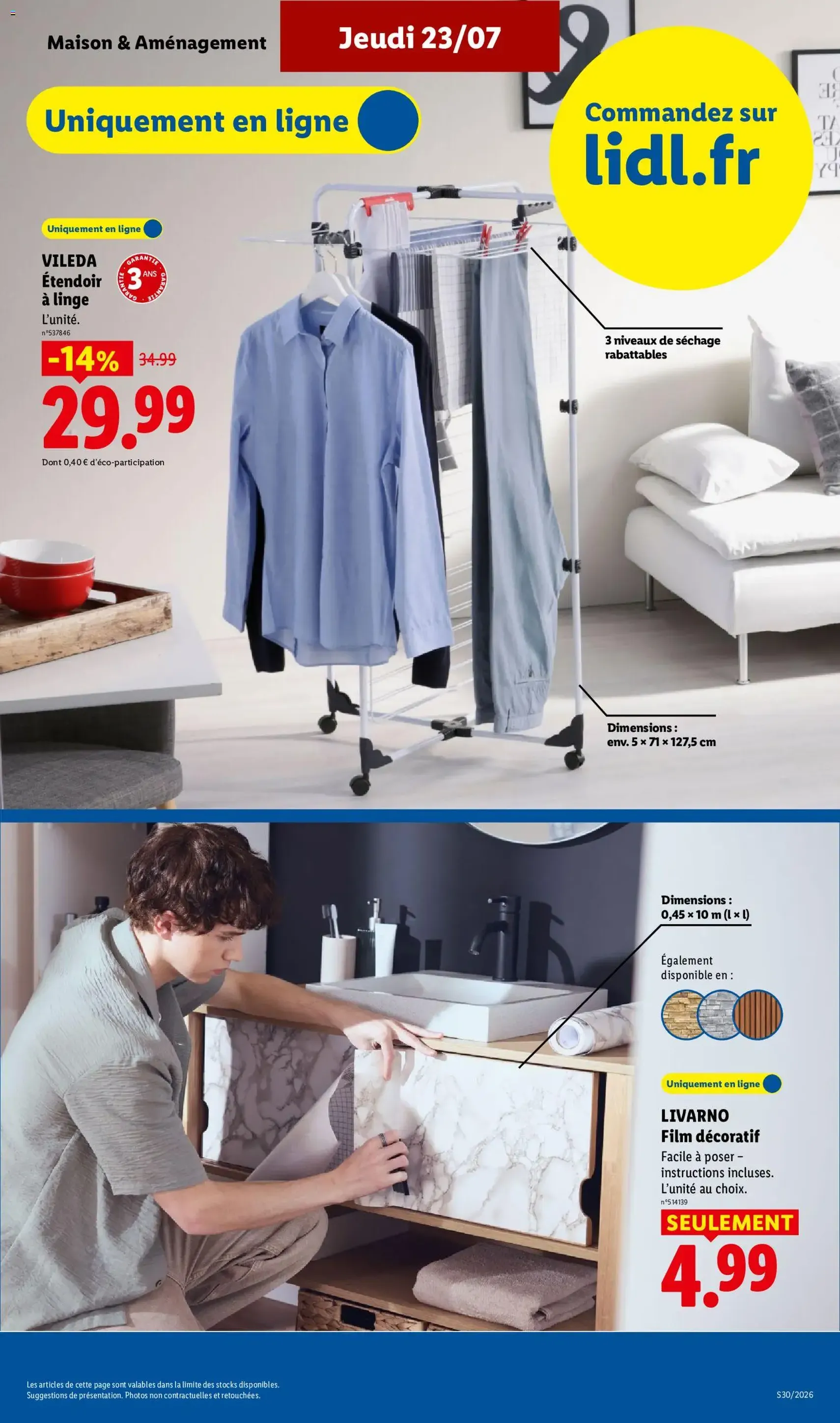 LIDL catalogue - brochure valable à partir du 23/07/2026, page 39 sur 64