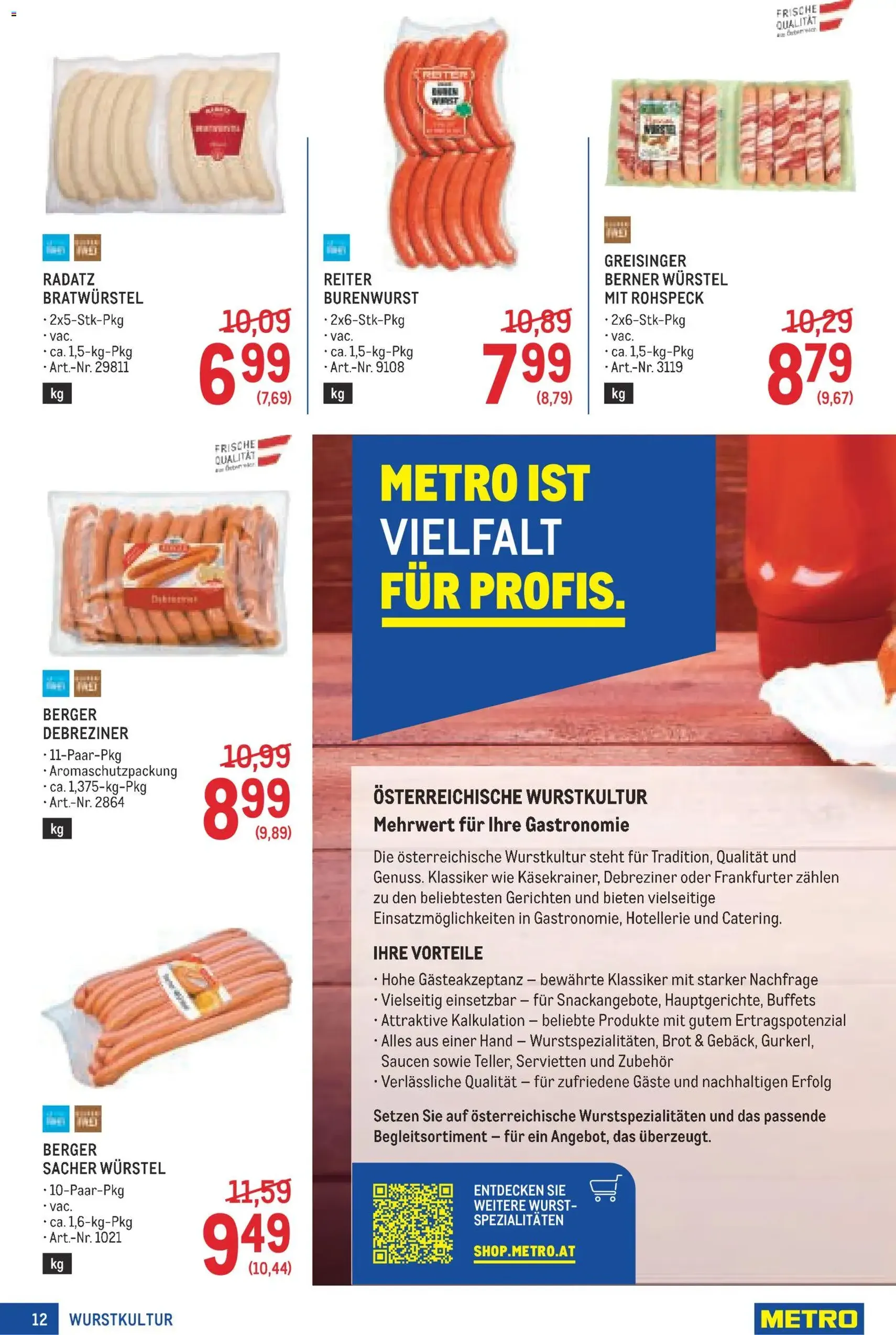 Metro angebote Profi - Gültiger Prospekt ab 20.08.2026, Seite 12 von insgesamt 64