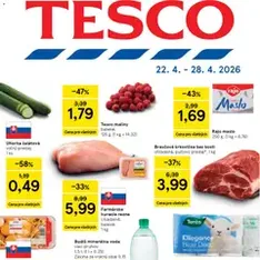 Tesco Hypermarket - leták - náhľad letáku platný od 22.04.2026