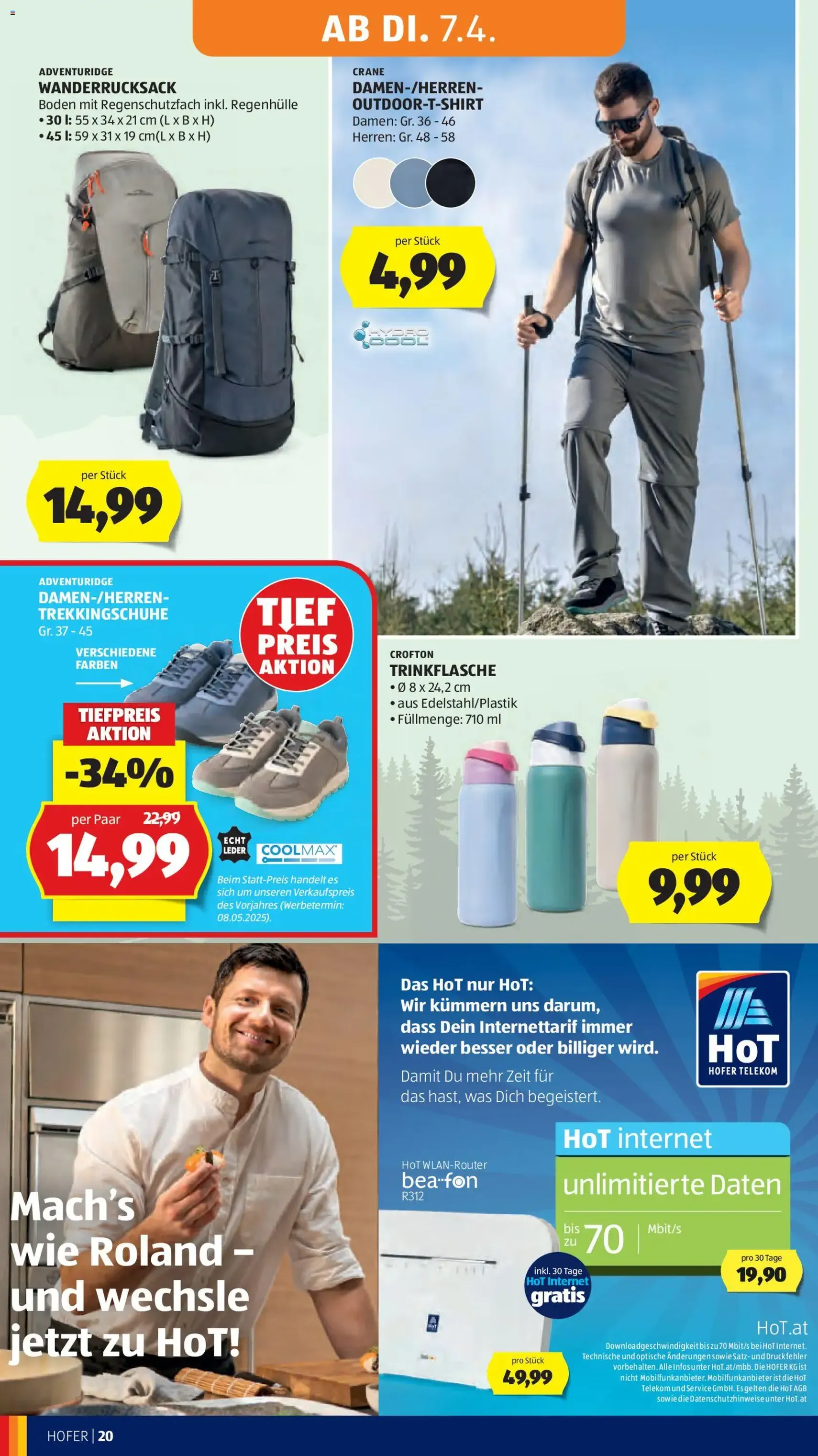 Hofer Flugblatt - Gültiger Prospekt ab 01.04.2026, Seite 24 von insgesamt 41