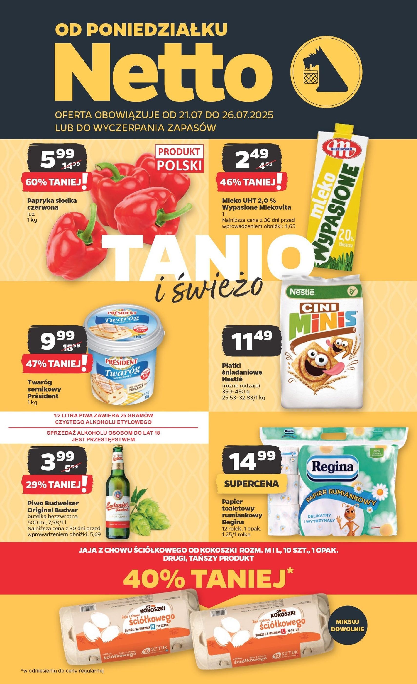 Netto gazetka - Spożywcza - ważny gazetka od 21.07.2025 strona 1 z 31