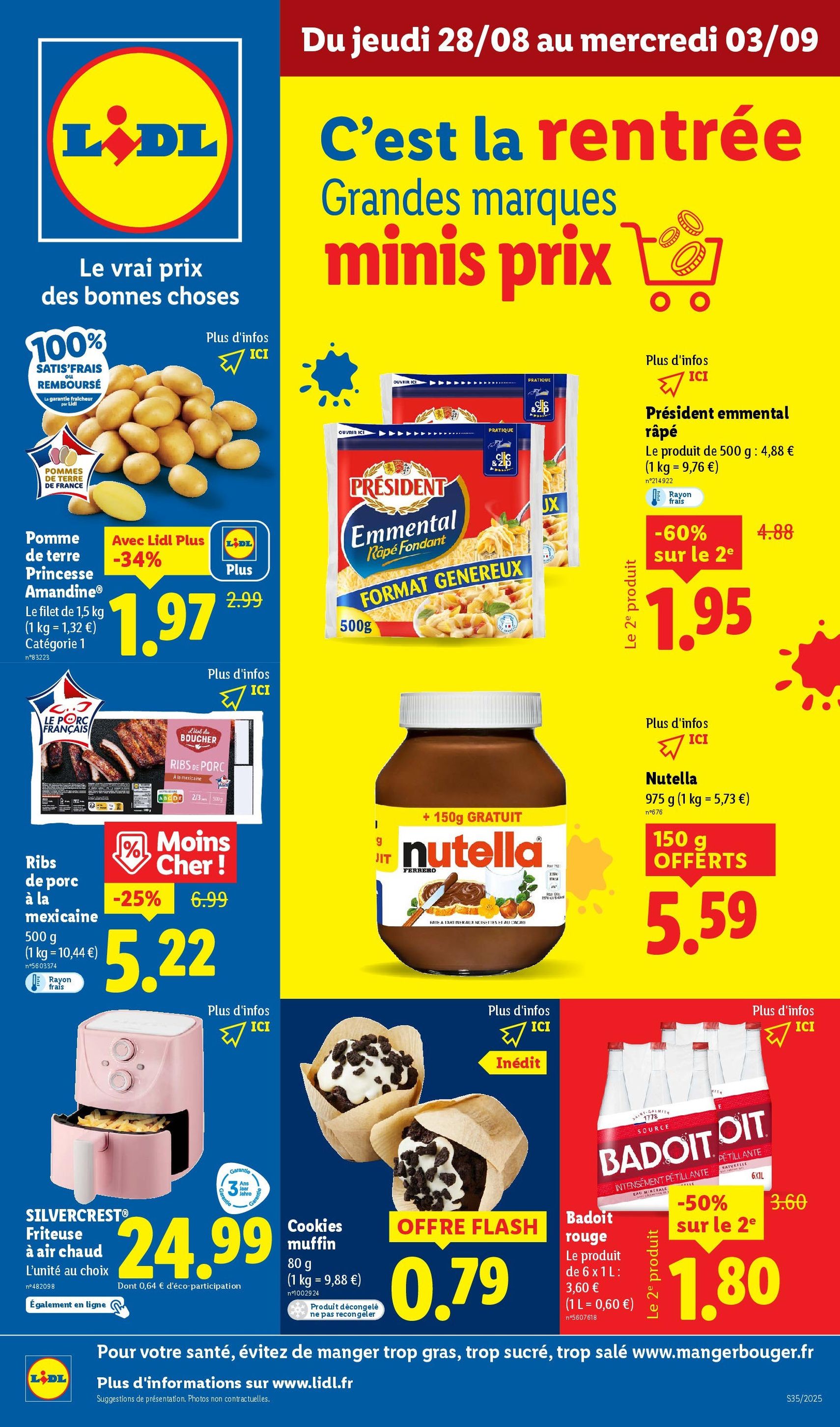 LIDL catalogue semaine 35 - brochure valable à partir du 28/08/2025, page 1 sur 73 LIDL catalogue semaine 35 - brochure valable à partir du 28/08/2025, page 1 sur 73