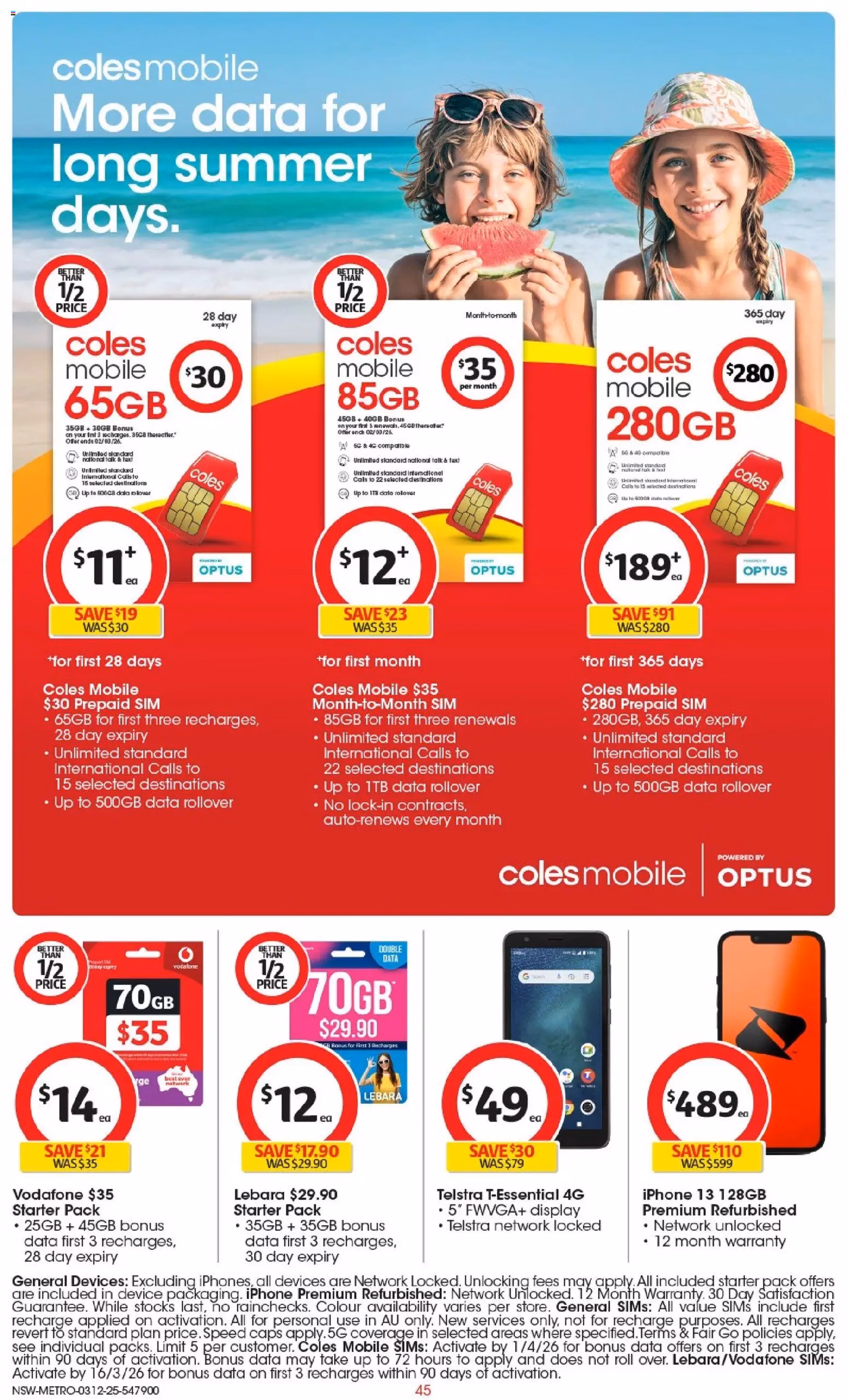 Coles Catalogue - valid flyer from 03/12/2025, page 46 of 50