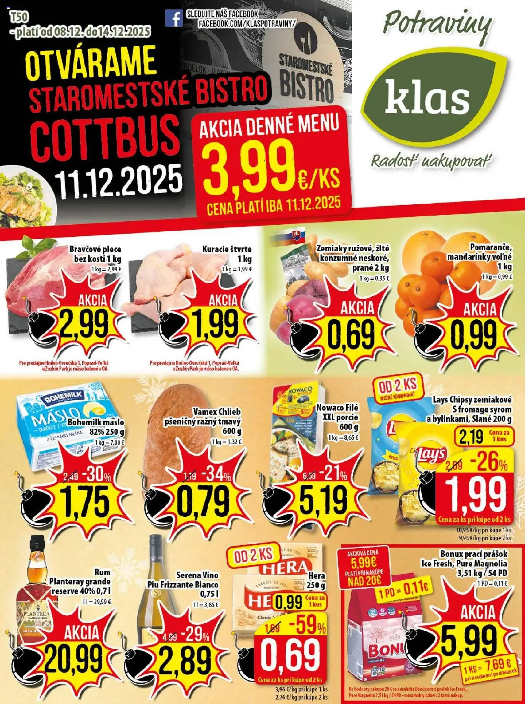 Klas leták - platný leták od 08.12.2025 strana 1 z 25