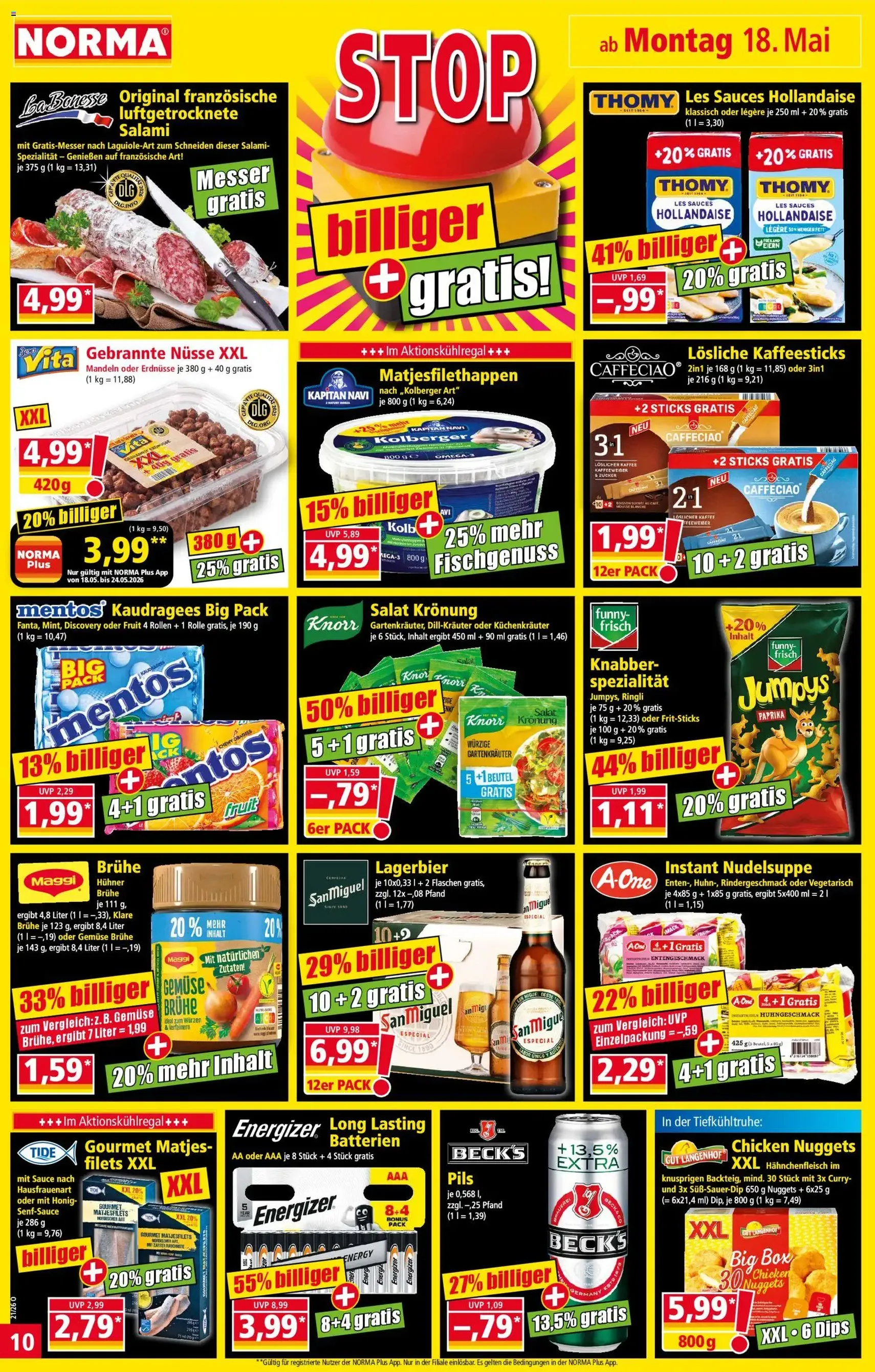 Norma Prospekt - Gültiger Prospekt ab 18.05.2026, Seite 10 von insgesamt 21