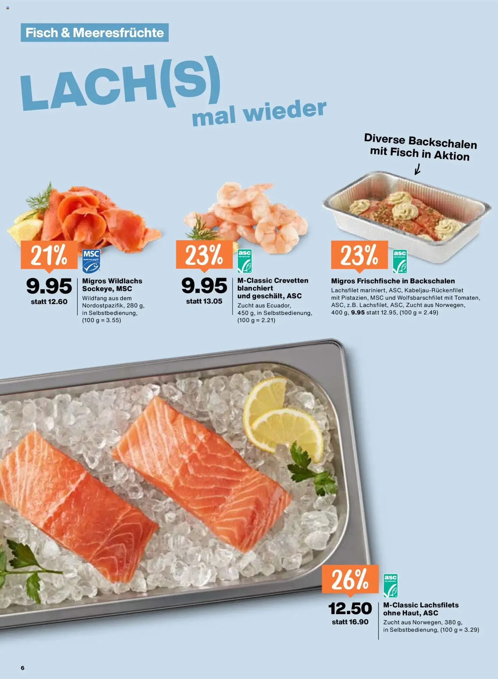 Migros aktionen - Gültiger Prospekt ab 18.06.2026, Seite 6 von insgesamt 24