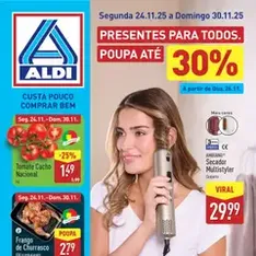 Aldi folheto - pré-visualização do folheto, válido a partir de 24/11/2025