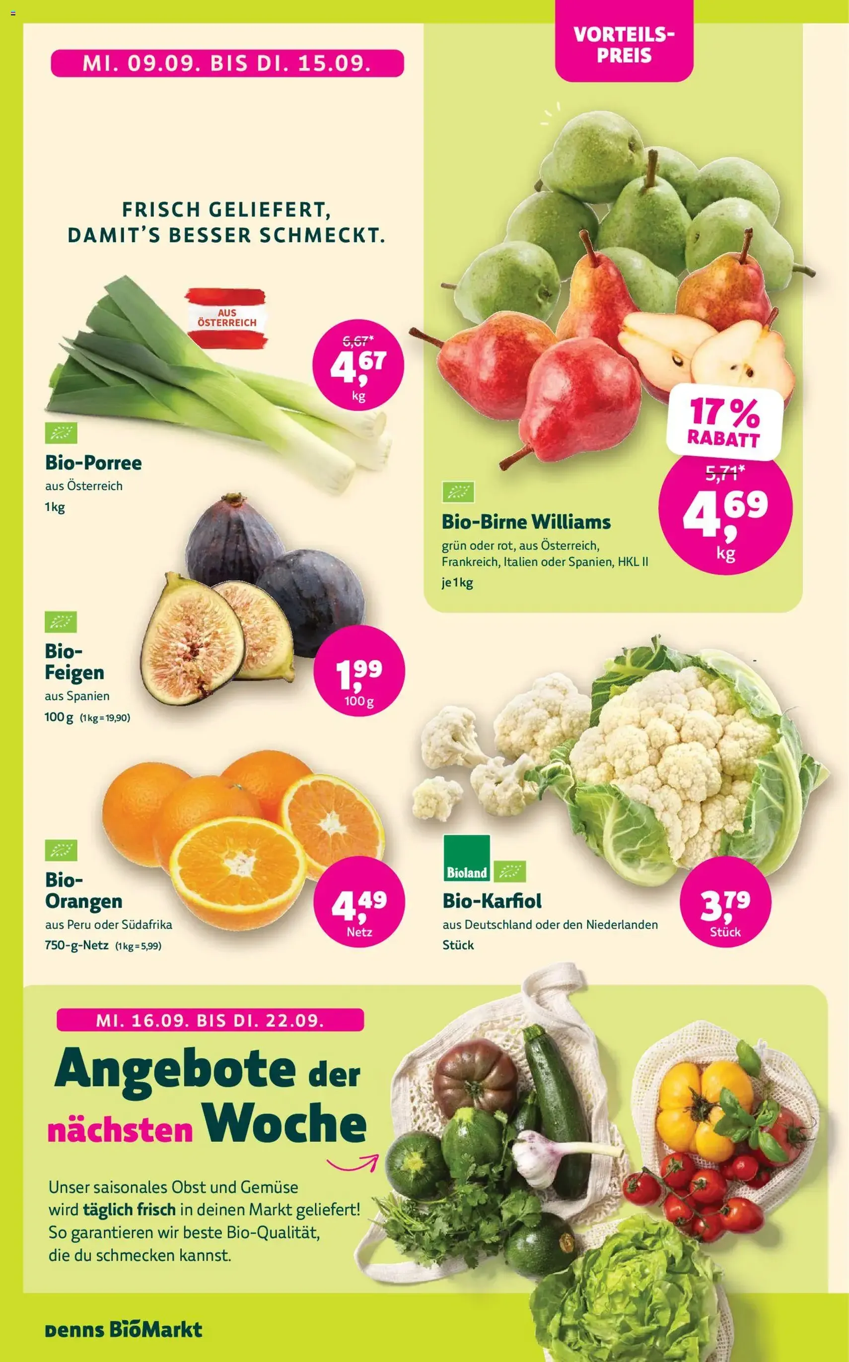 Denns BioMarkt Angebote - Gültiger Prospekt ab 09.09.2026, Seite 2 von insgesamt 14