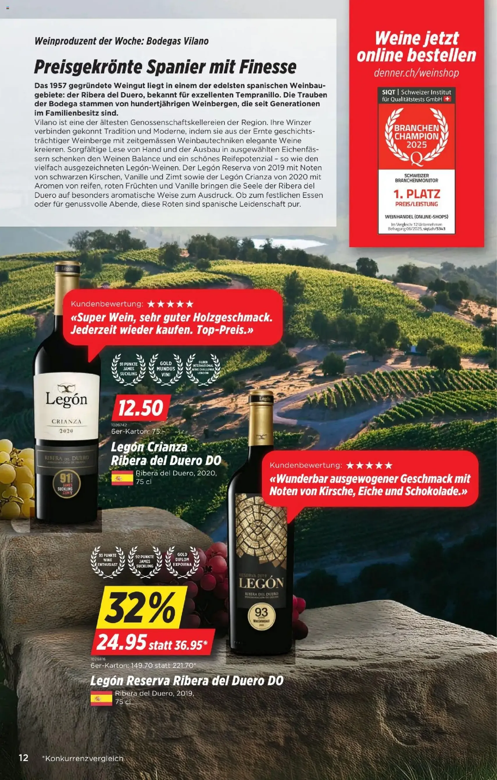 Denner Aktionen - Gültiger Prospekt ab 05.02.2026, Seite 12 von insgesamt 28