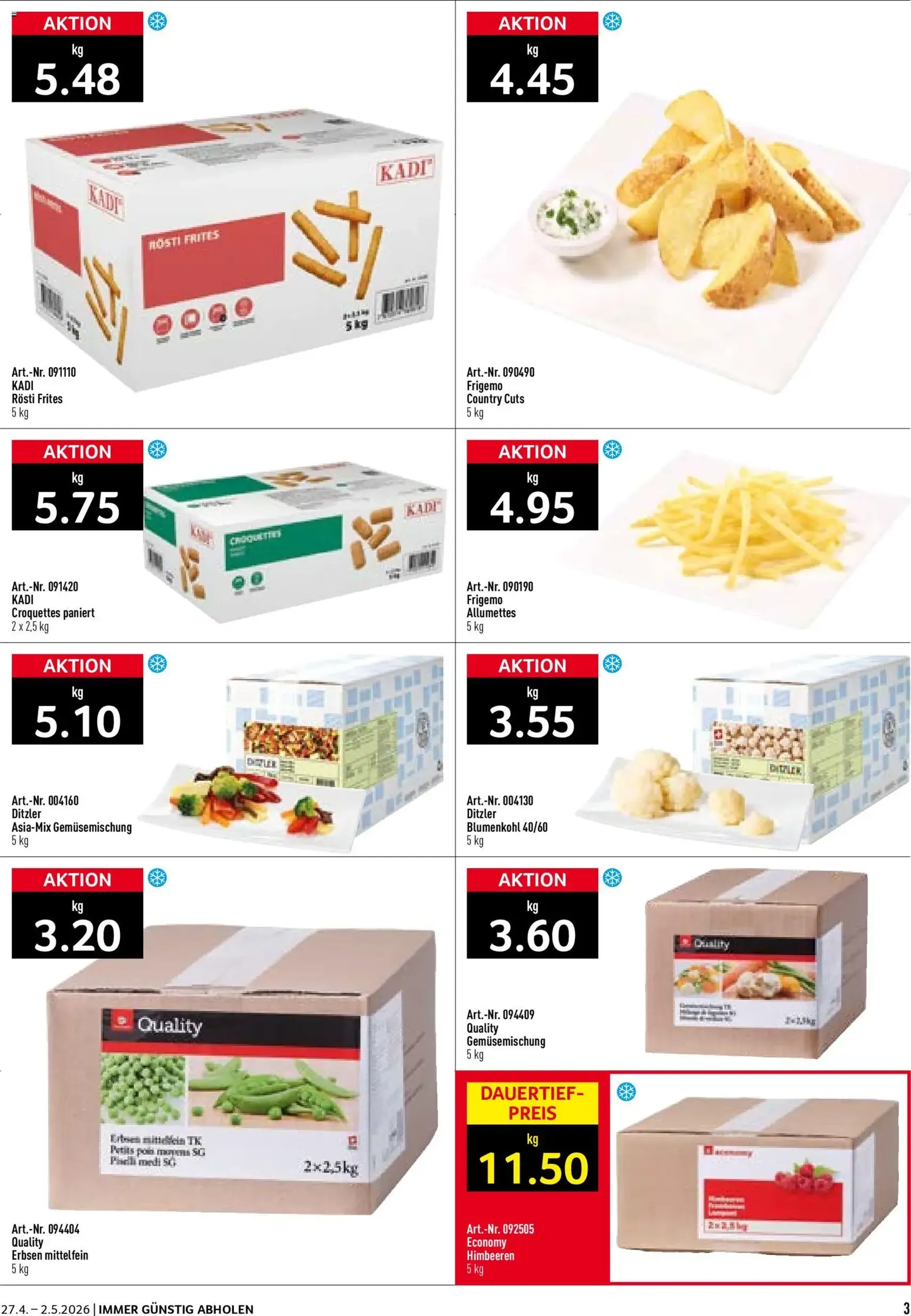 Prodega aktionen - Gültiger Prospekt ab 27.04.2026, Seite 3 von insgesamt 40
