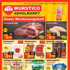 Wurstico Abholmarkt Flugblatt - Prospekt Vorschau gültig ab 30.07.2026