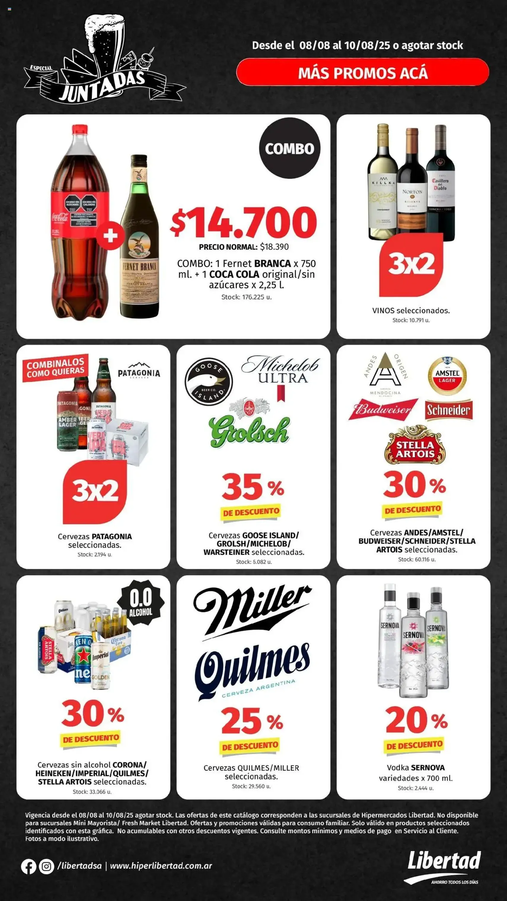 Hipermercado Libertad catálogo - folleto válido desde 08/08/2025 página 1 de 5