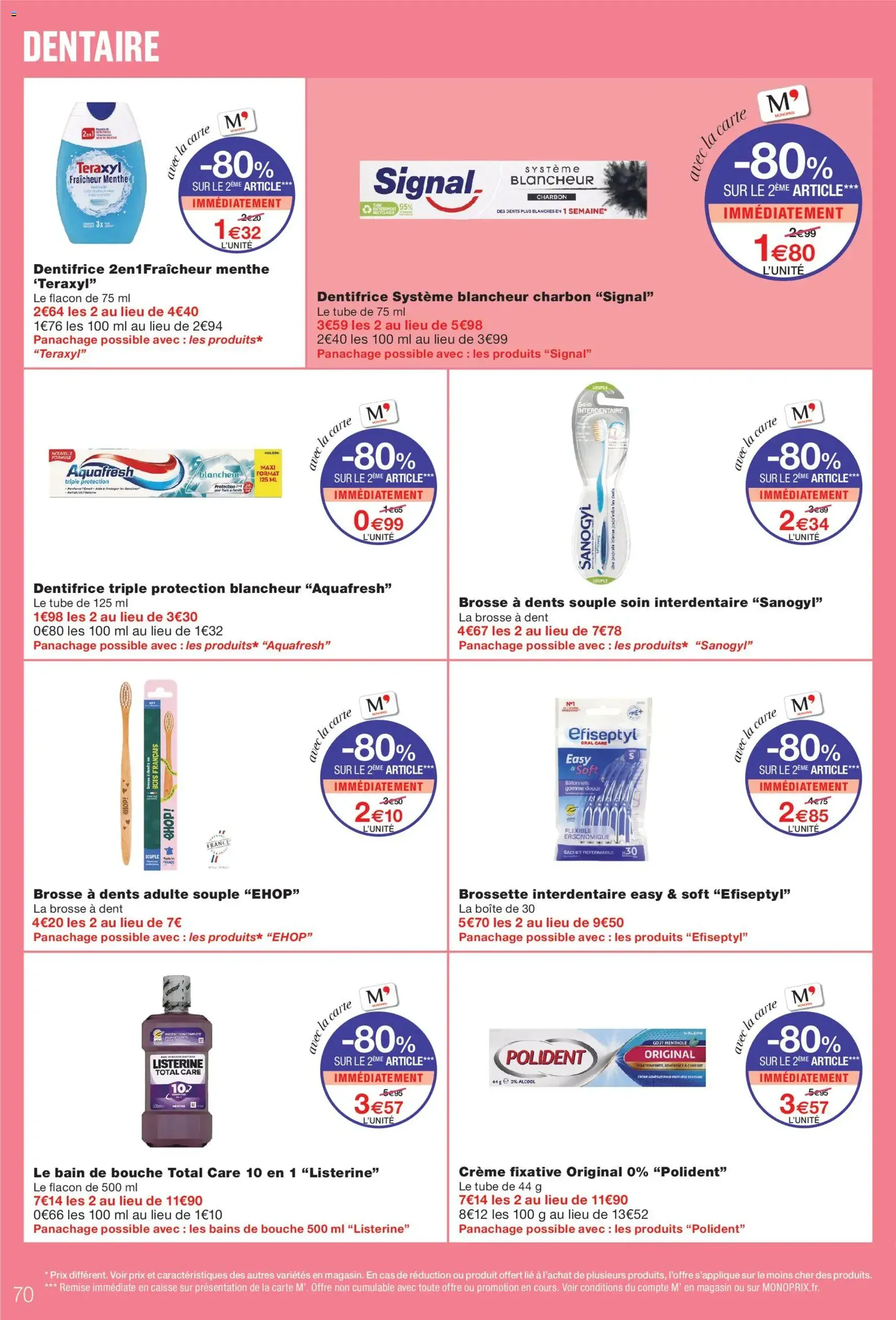 Monoprix catalogue - brochure valable à partir du 25/08/2026, page 70 sur 85