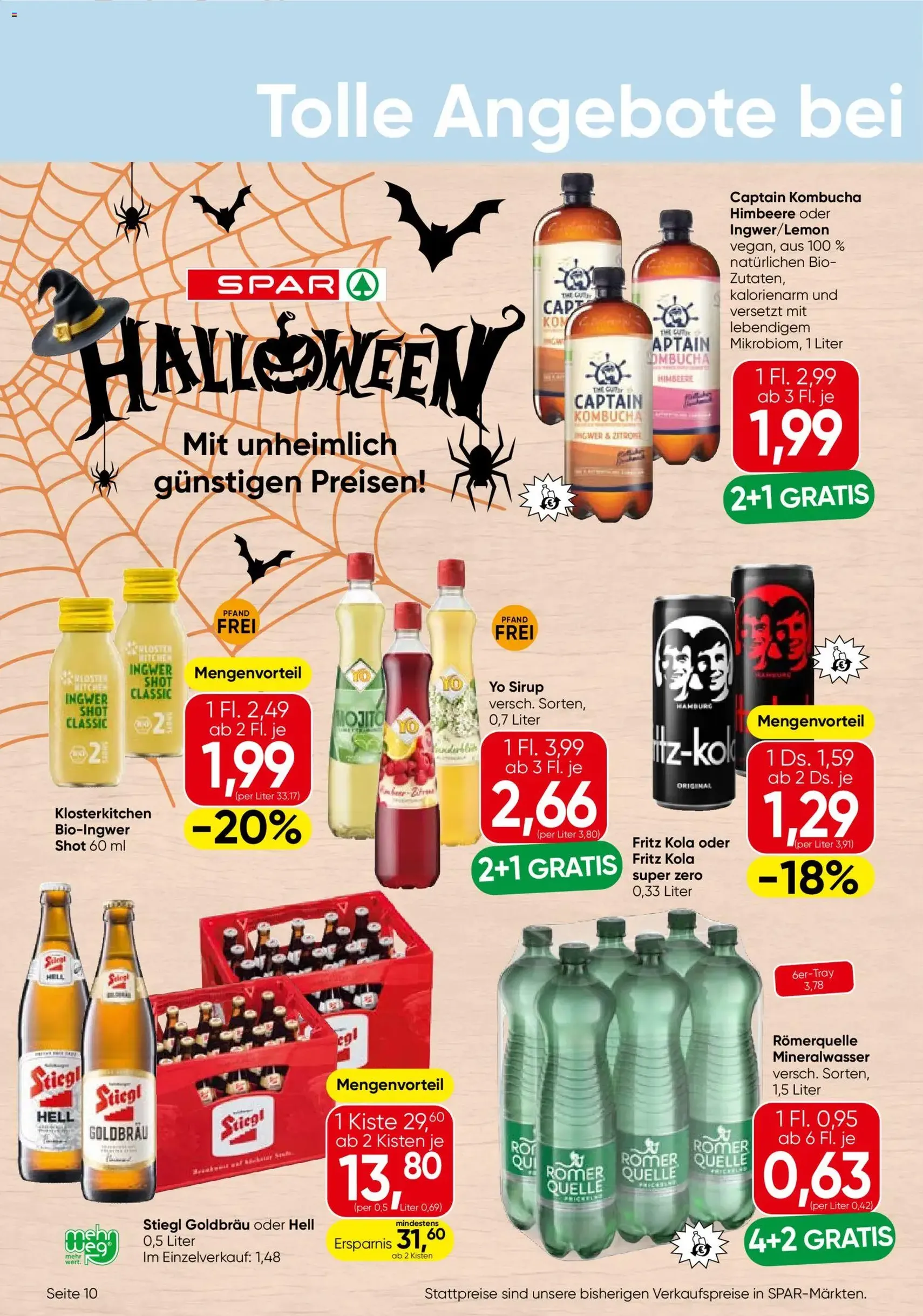 Eurospar Flugblatt - Gültiger Prospekt ab 22.10.2026, Seite 10 von insgesamt 16