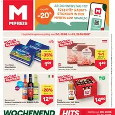 MPREIS Flugblatt - Prospekt Vorschau gültig ab 20.08.2026