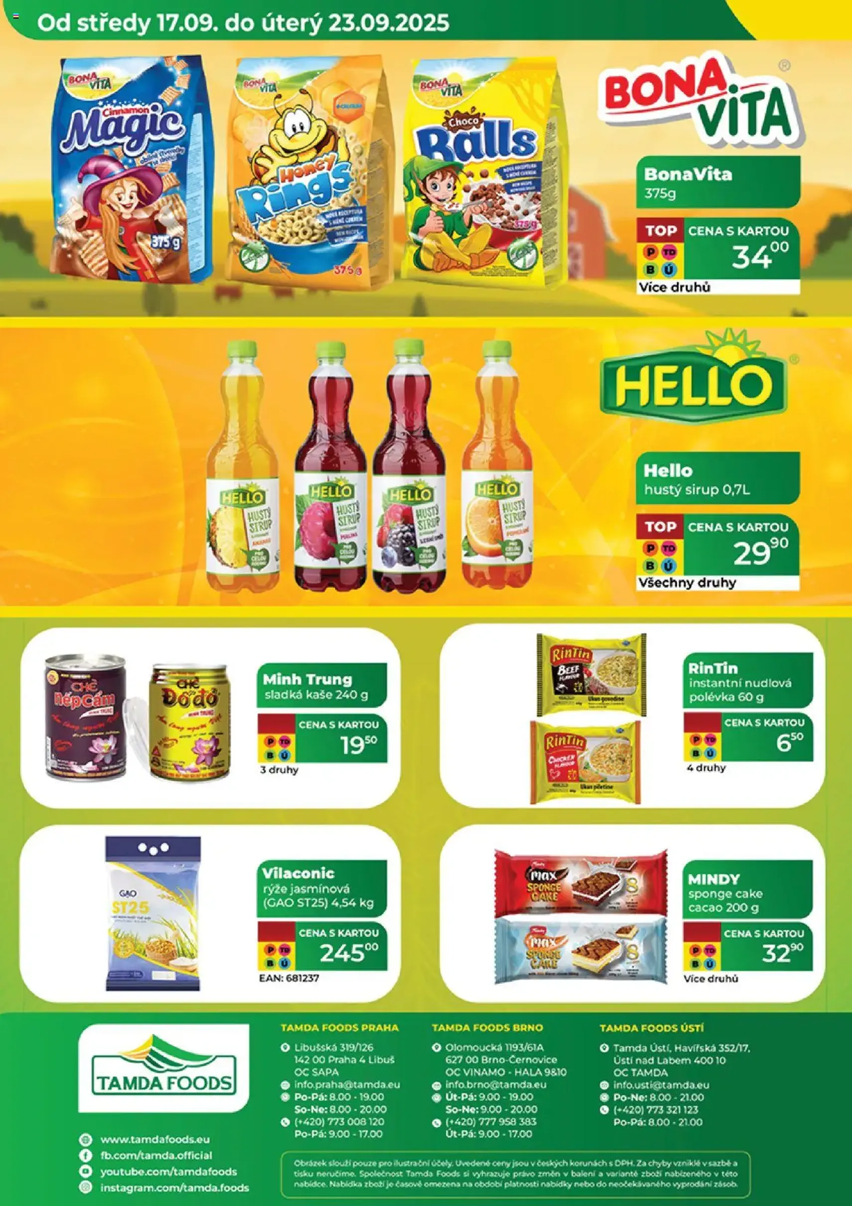Tamda Foods leták - platný leták od 17.09.2025 strana 52 z 52