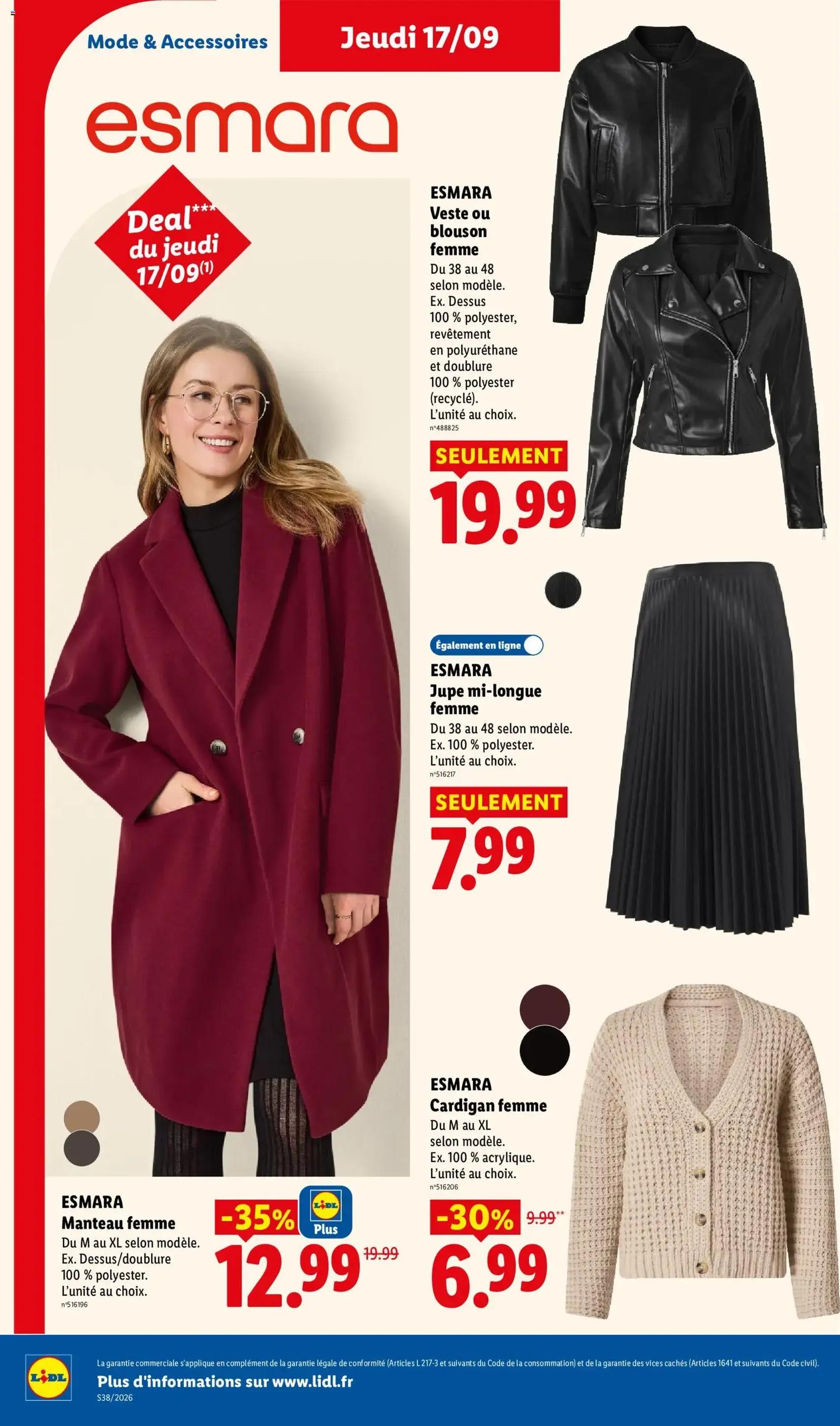 LIDL catalogue - brochure valable à partir du 17/09/2026, page 34 sur 67
