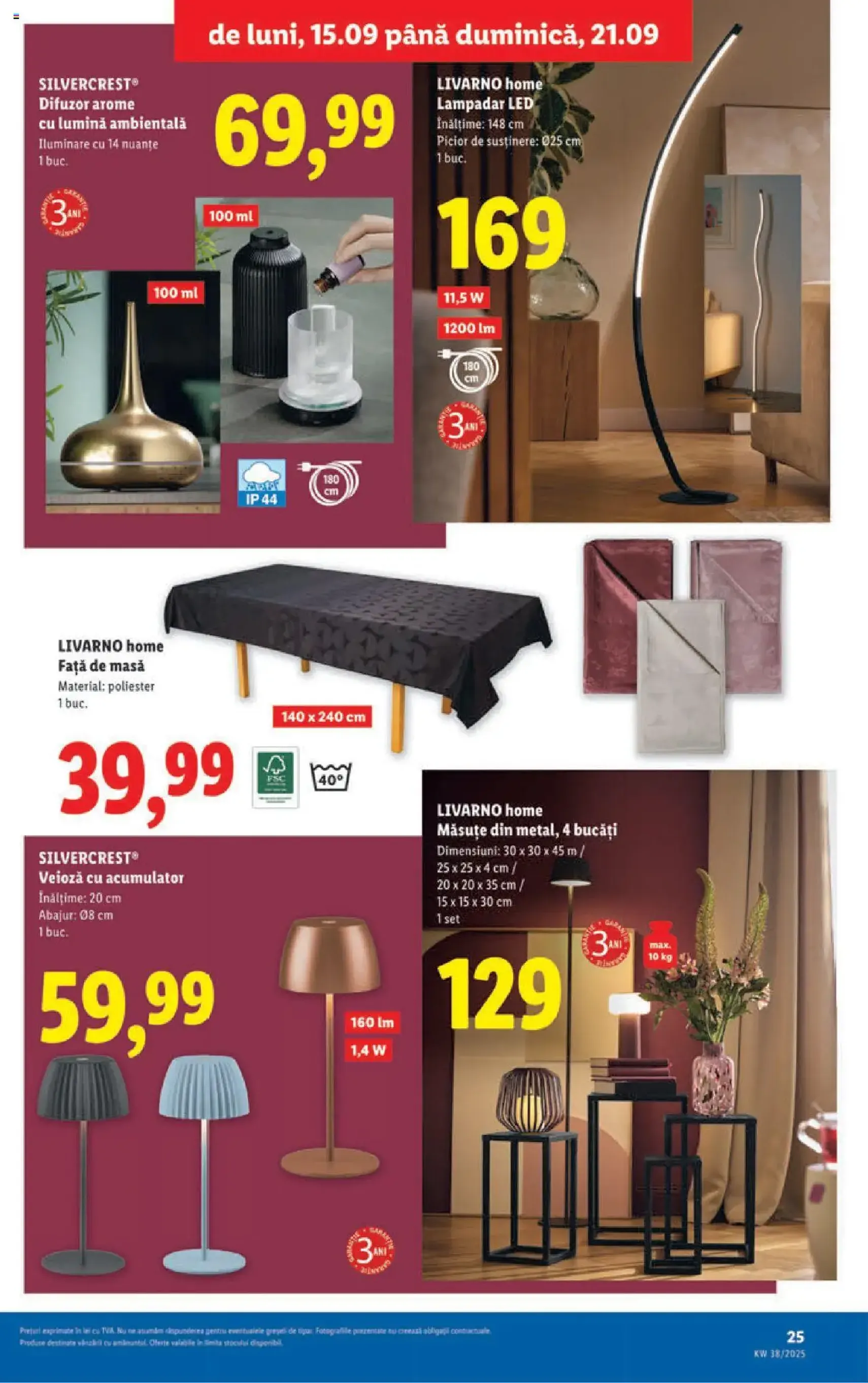 Catalog Lidl - cataloage valabile începând cu 15.09.2025 pagina 25 din 40 Catalog Lidl - cataloage valabile începând cu 15.09.2025 pagina 25 din 40