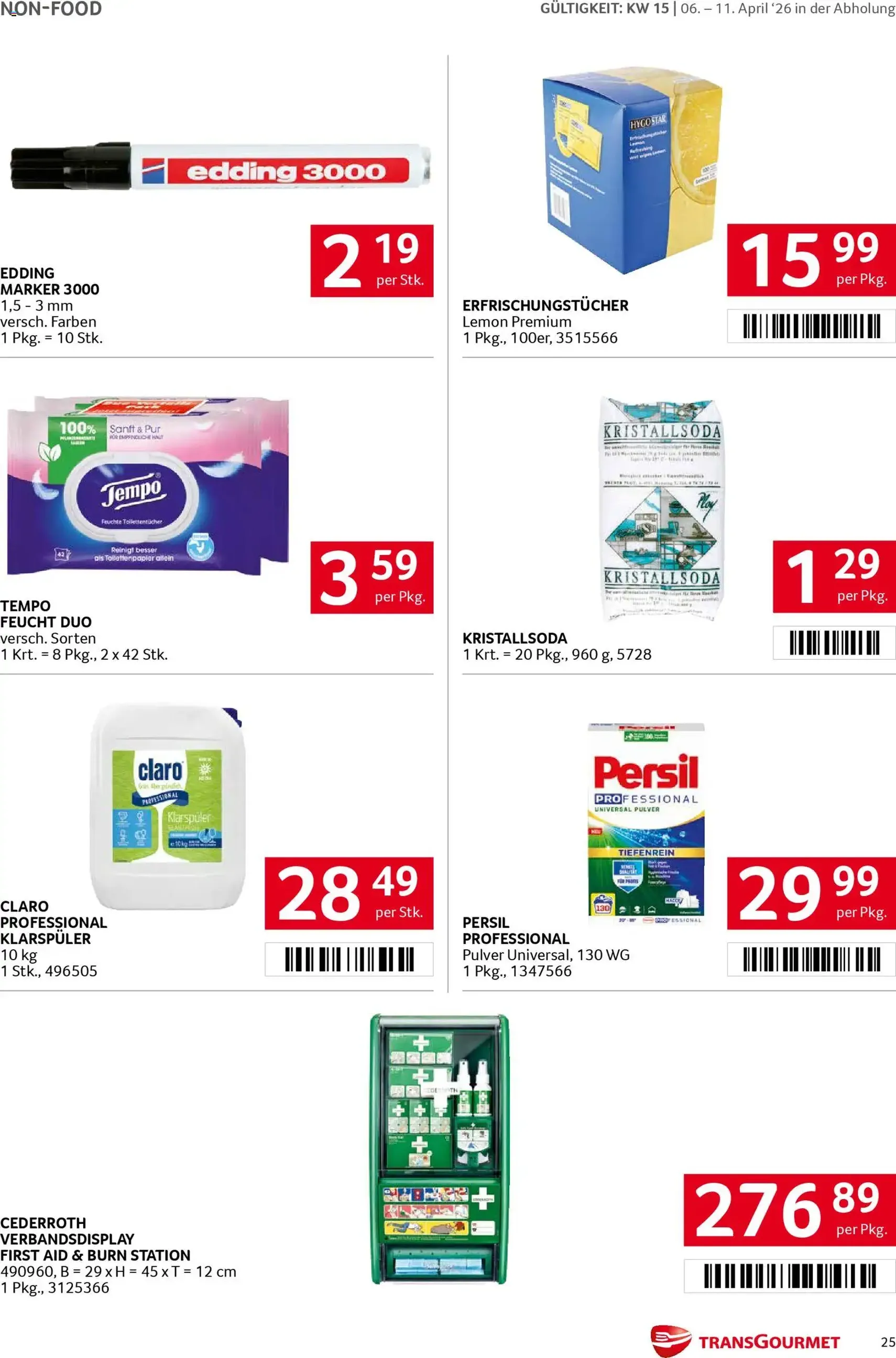 Transgourmet Flugblatt - Gültiger Prospekt ab 06.04.2026, Seite 25 von insgesamt 32