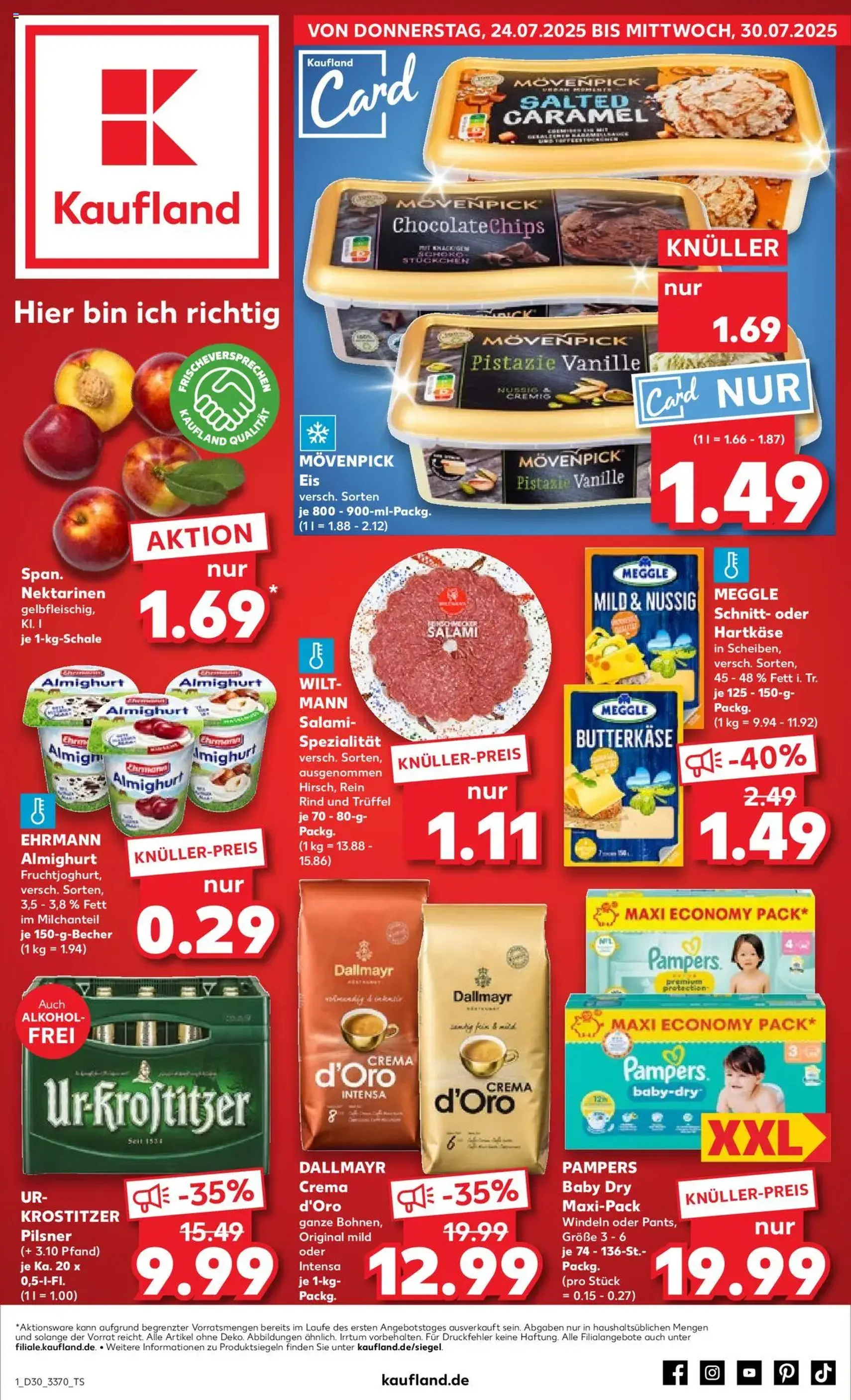 Kaufland Prospekt - Gültiger Prospekt ab 24.07.2025, Seite 1 von insgesamt 52 Kaufland Prospekt - Gültiger Prospekt ab 24.07.2025, Seite 1 von insgesamt 52