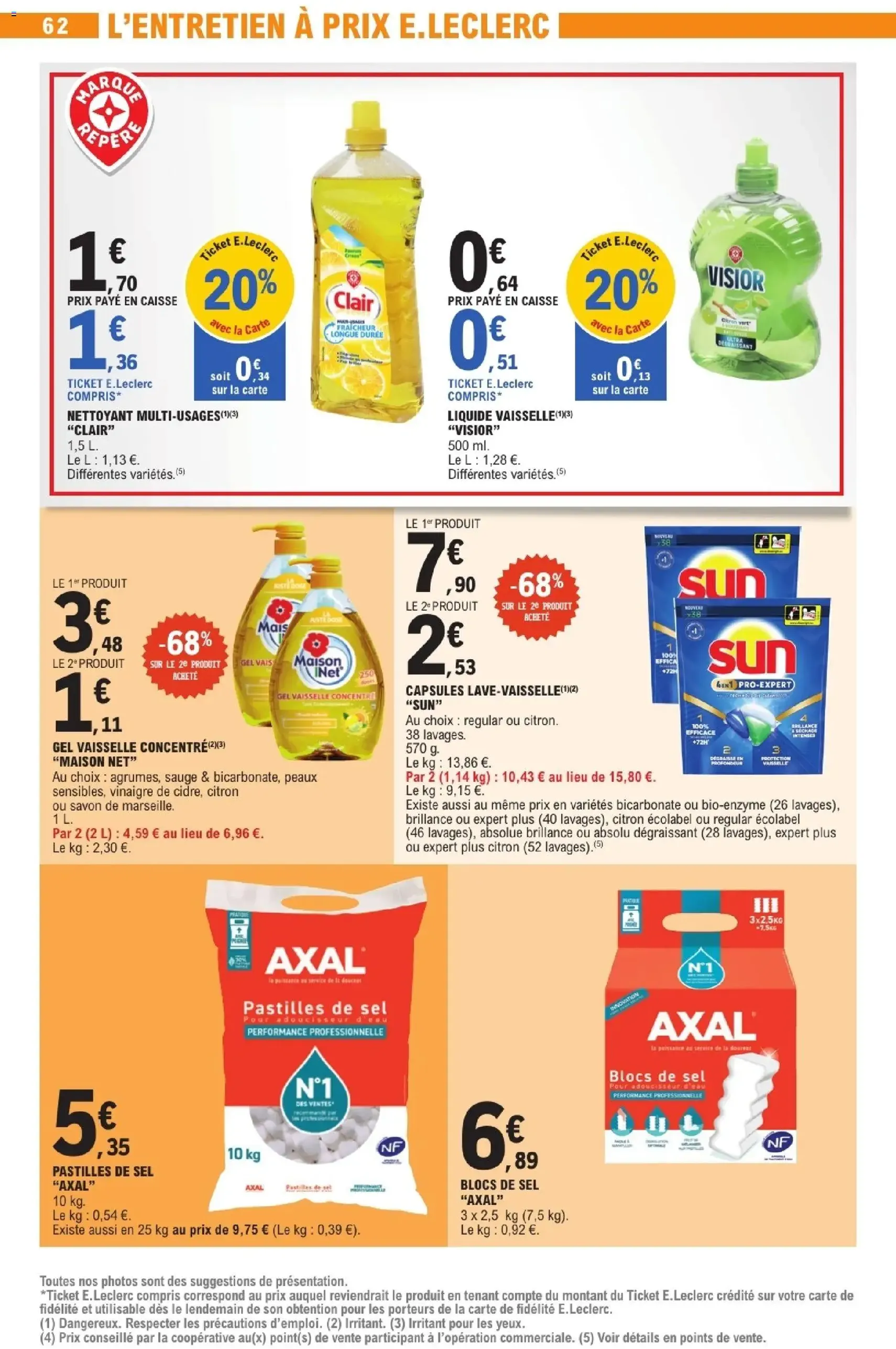 E.Leclerc catalogue semaine 51 - brochure valable à partir du 16/12/2025, page 62 sur 64