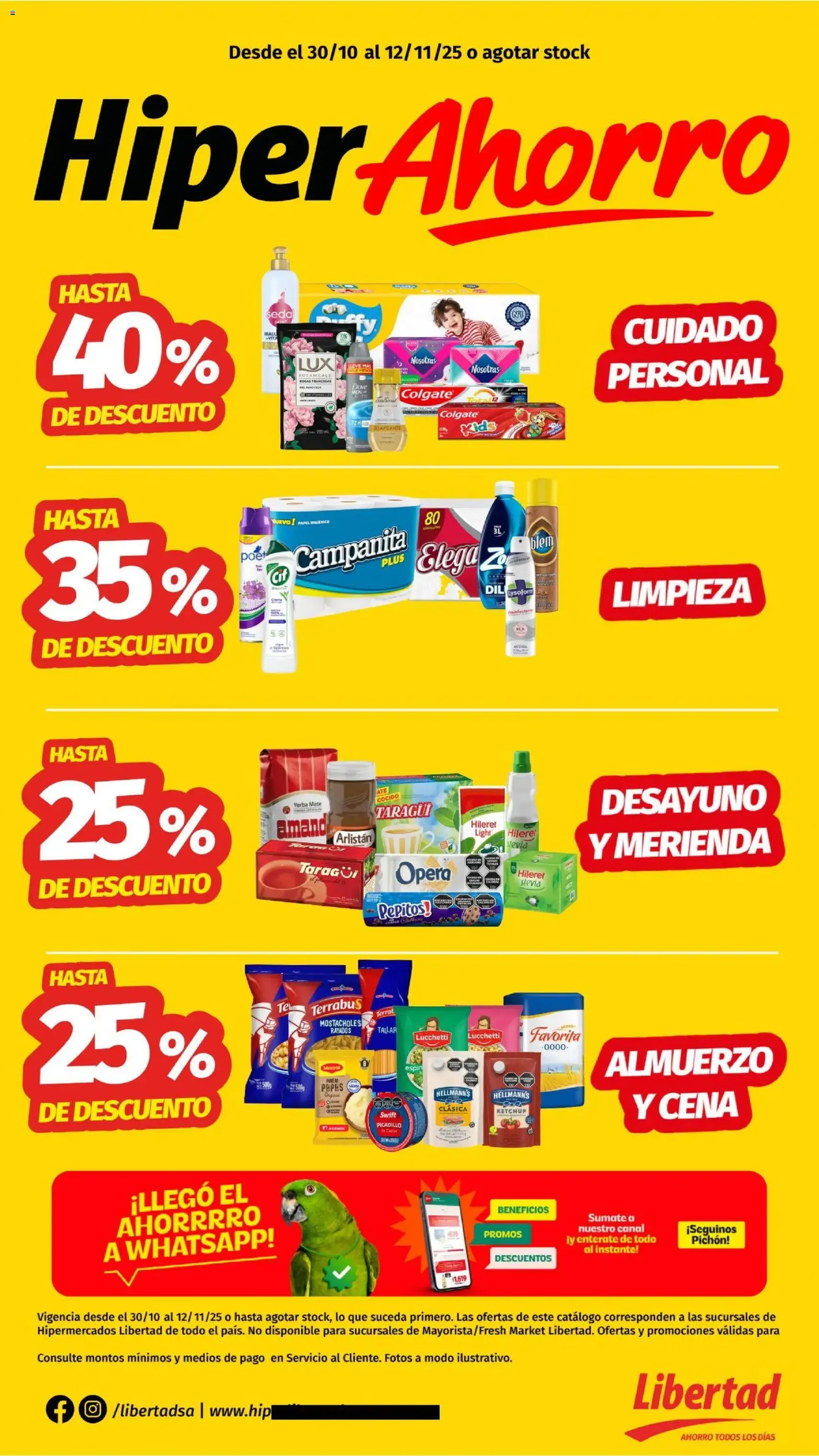 Hipermercado Libertad catálogo - folleto válido desde 30/10/2025 página 1 de 7