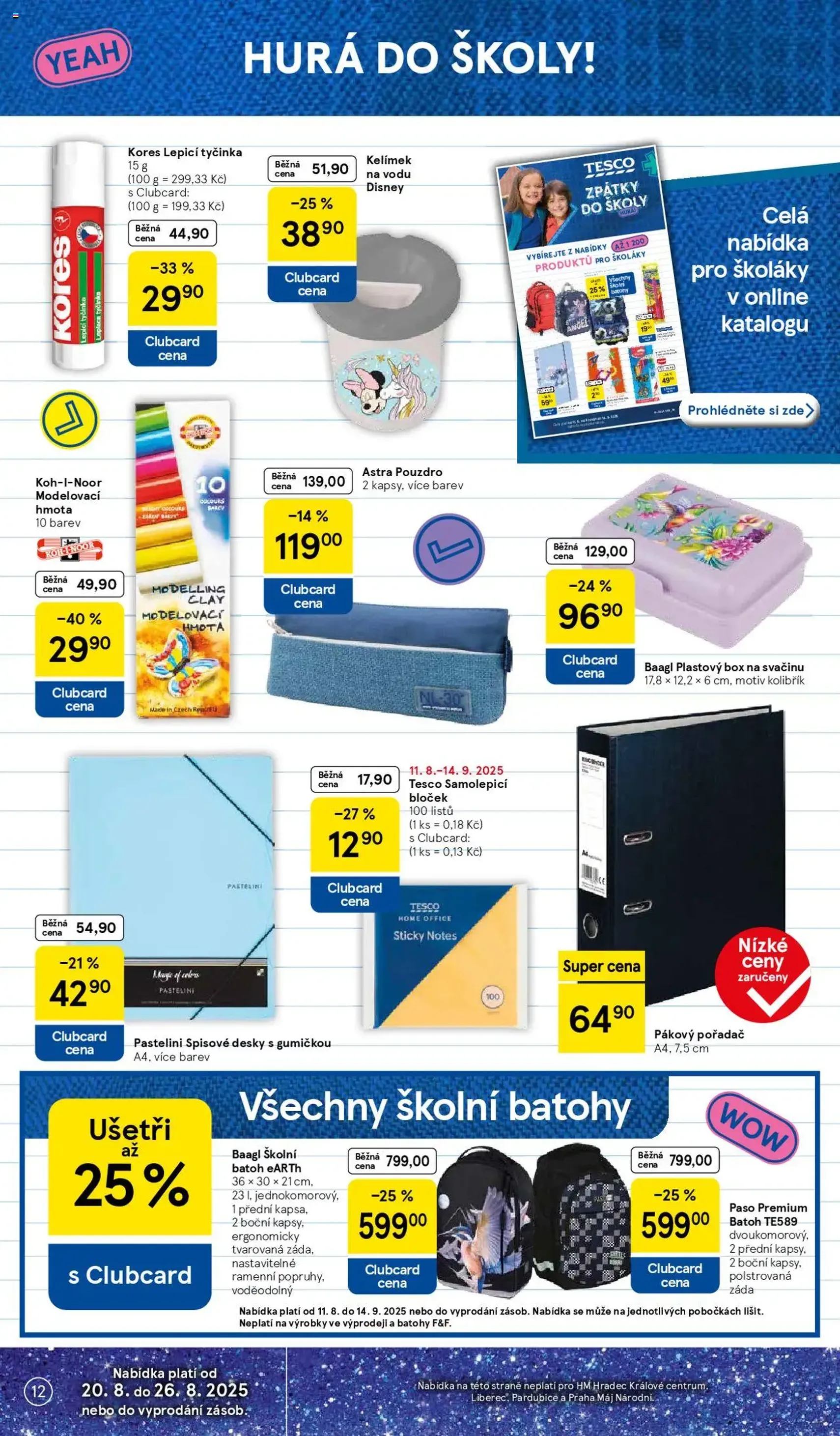 Tesco leták - Hypermarket - platný leták od 20.08.2025 strana 12 z 34 Tesco leták - Hypermarket - platný leták od 20.08.2025 strana 12 z 34