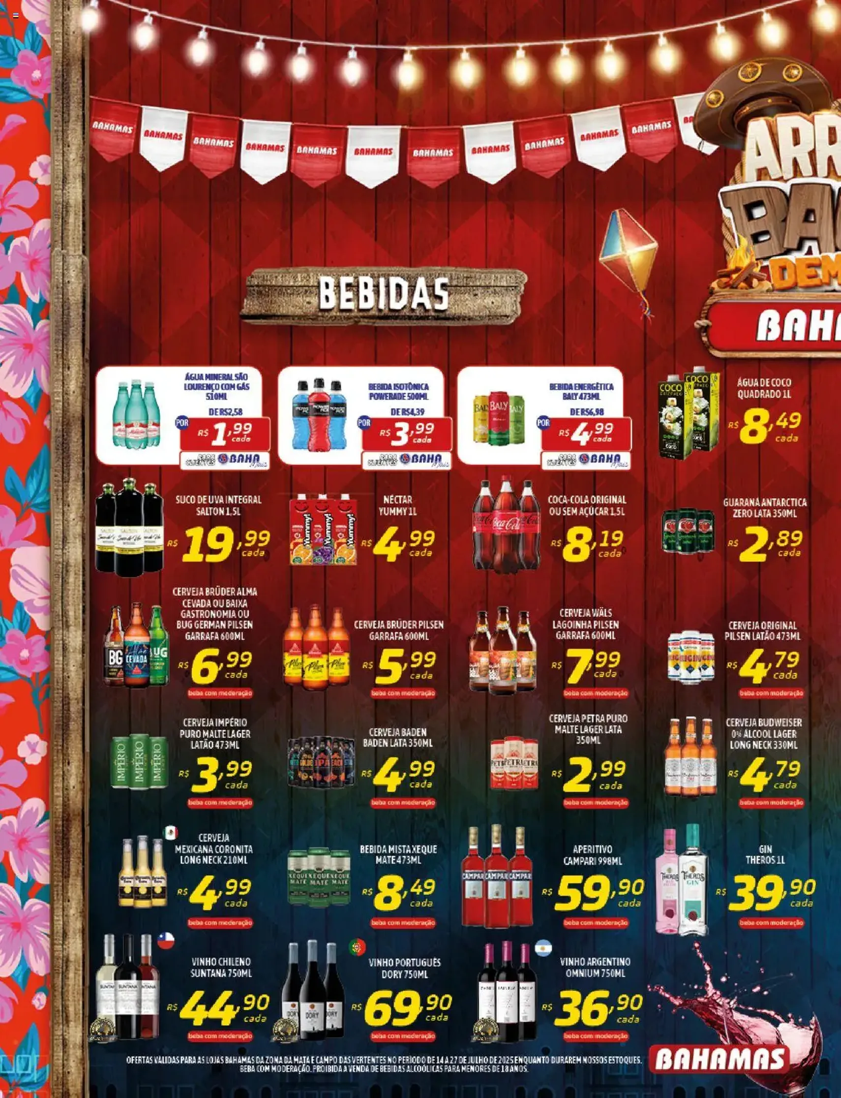 Bahamas Supermercados - Ofertas da semana - folheto válido a partir de 14/07/2025 página 14 de 16 Bahamas Supermercados - Ofertas da semana - folheto válido a partir de 14/07/2025 página 14 de 16