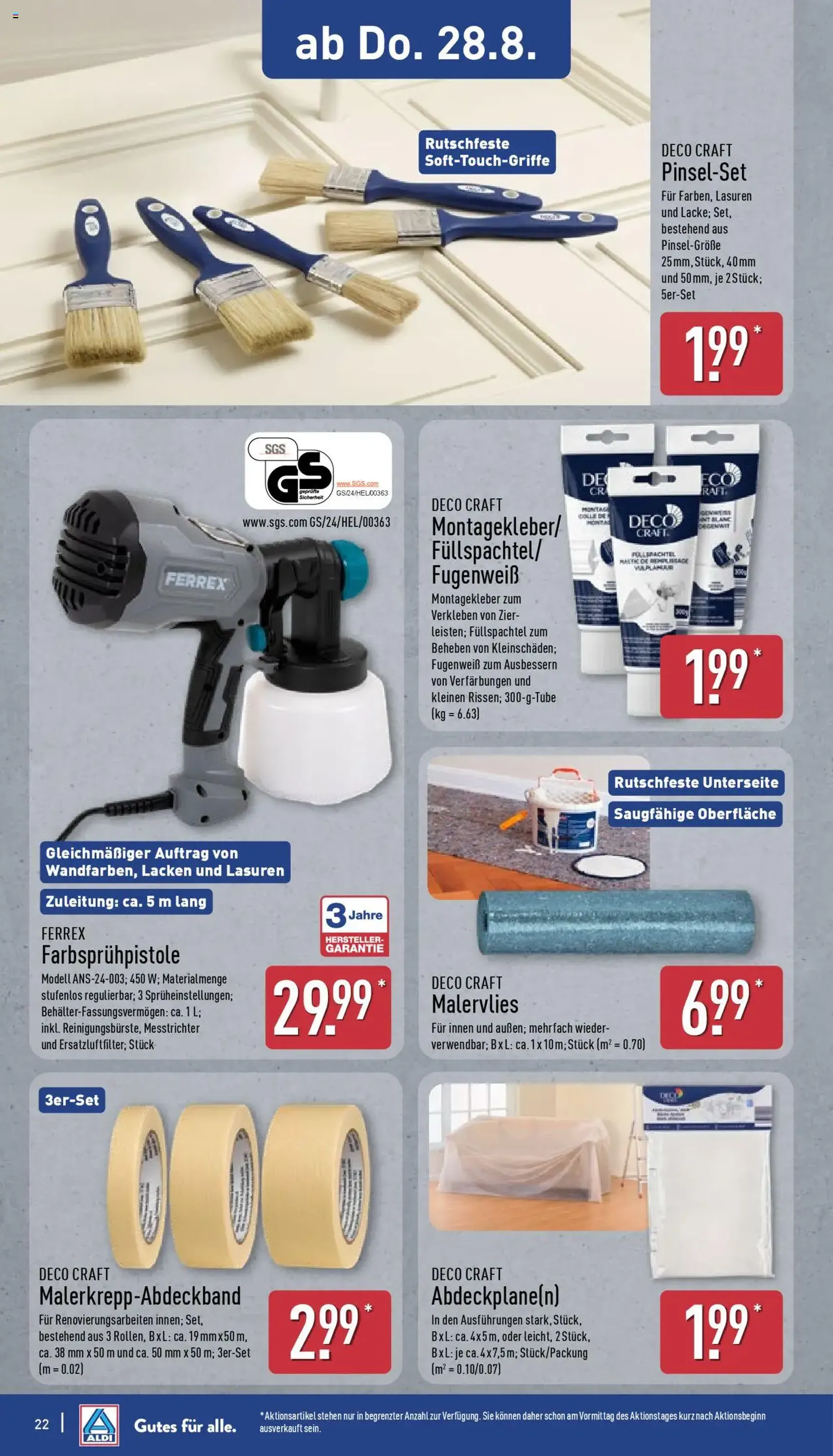 Aldi Prospekt - Gültiger Prospekt ab 25.08.2025, Seite 22 von insgesamt 45 Aldi Prospekt - Gültiger Prospekt ab 25.08.2025, Seite 22 von insgesamt 45