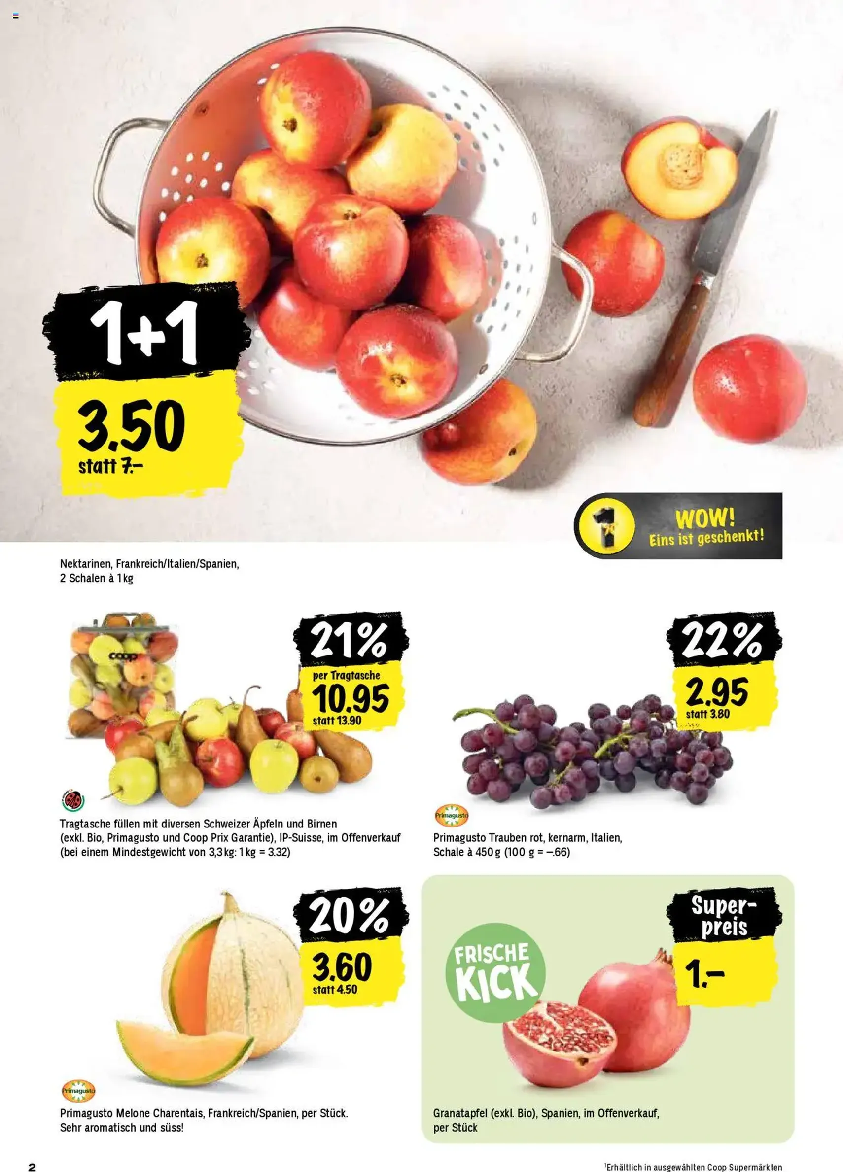 Coop Aktionen - Gültiger Prospekt ab 04.09.2025, Seite 2 von insgesamt 24 Coop Aktionen - Gültiger Prospekt ab 04.09.2025, Seite 2 von insgesamt 24