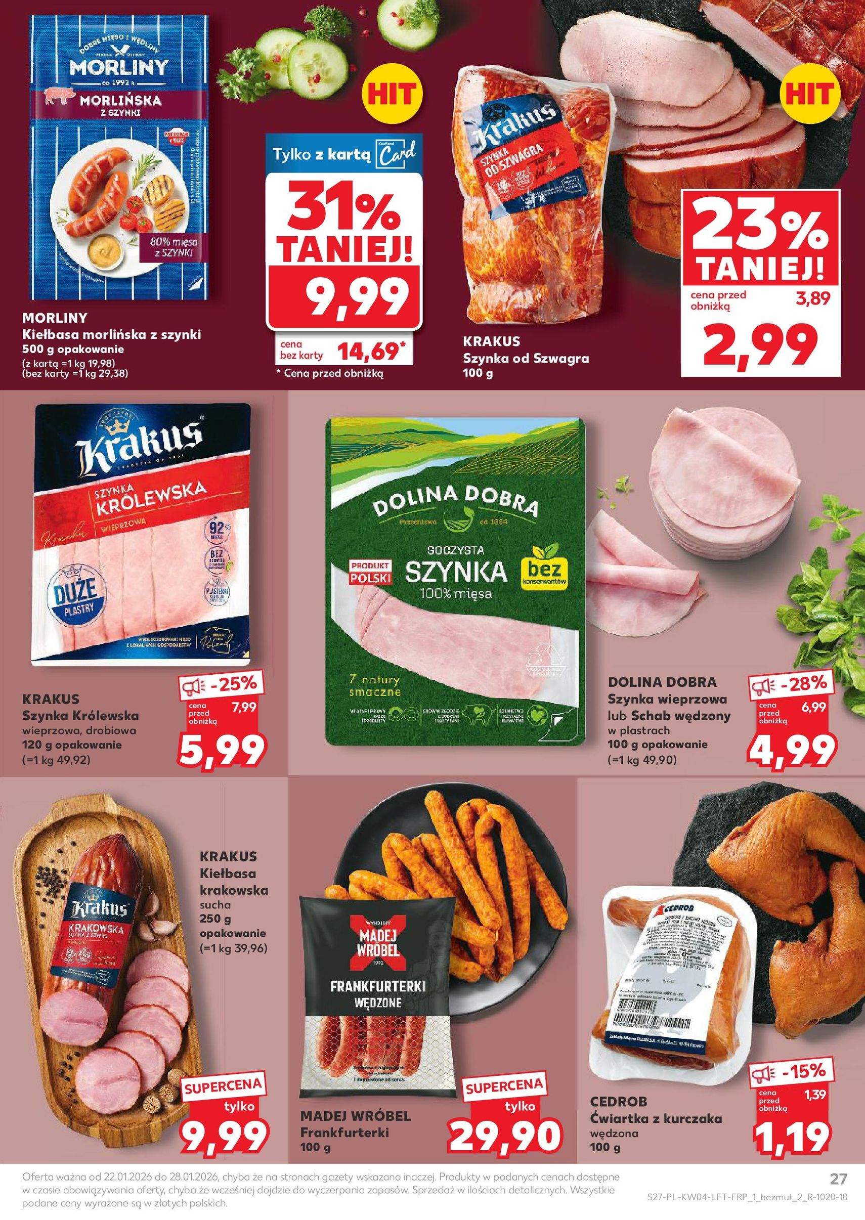 Kaufland gazetka - ważny gazetka od 22.01.2026 strona 27 z 52