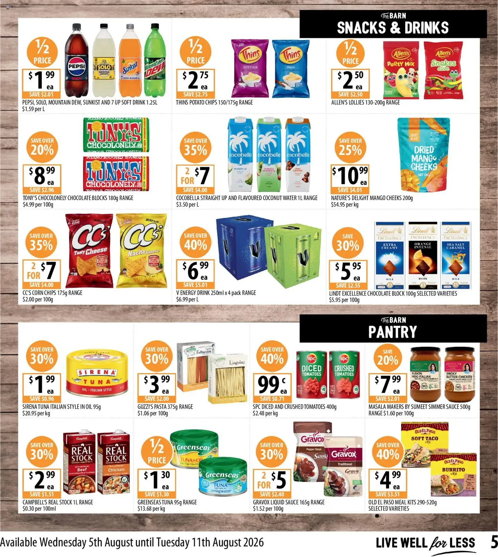 Supabarn catalogue - valid flyer from 05/08/2026, page 5 of 8