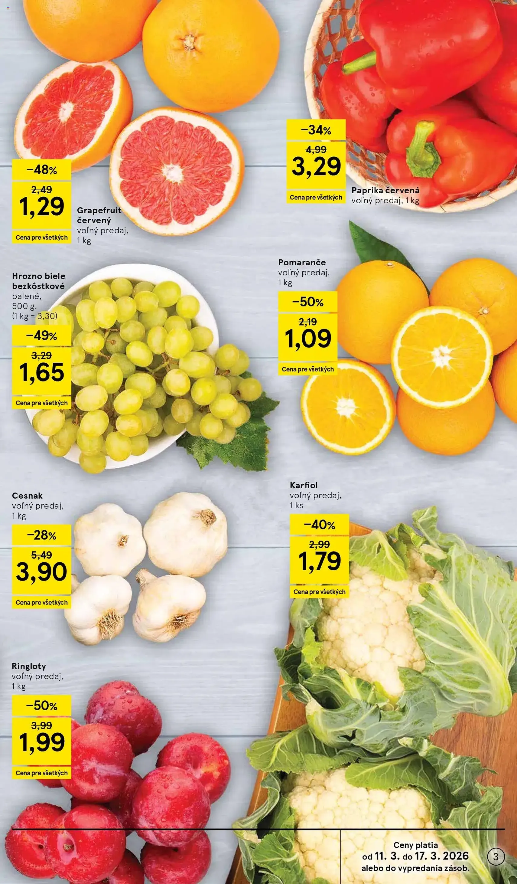 Tesco Hypermarket - leták - platný leták od 11.03.2026 strana 3 z 48