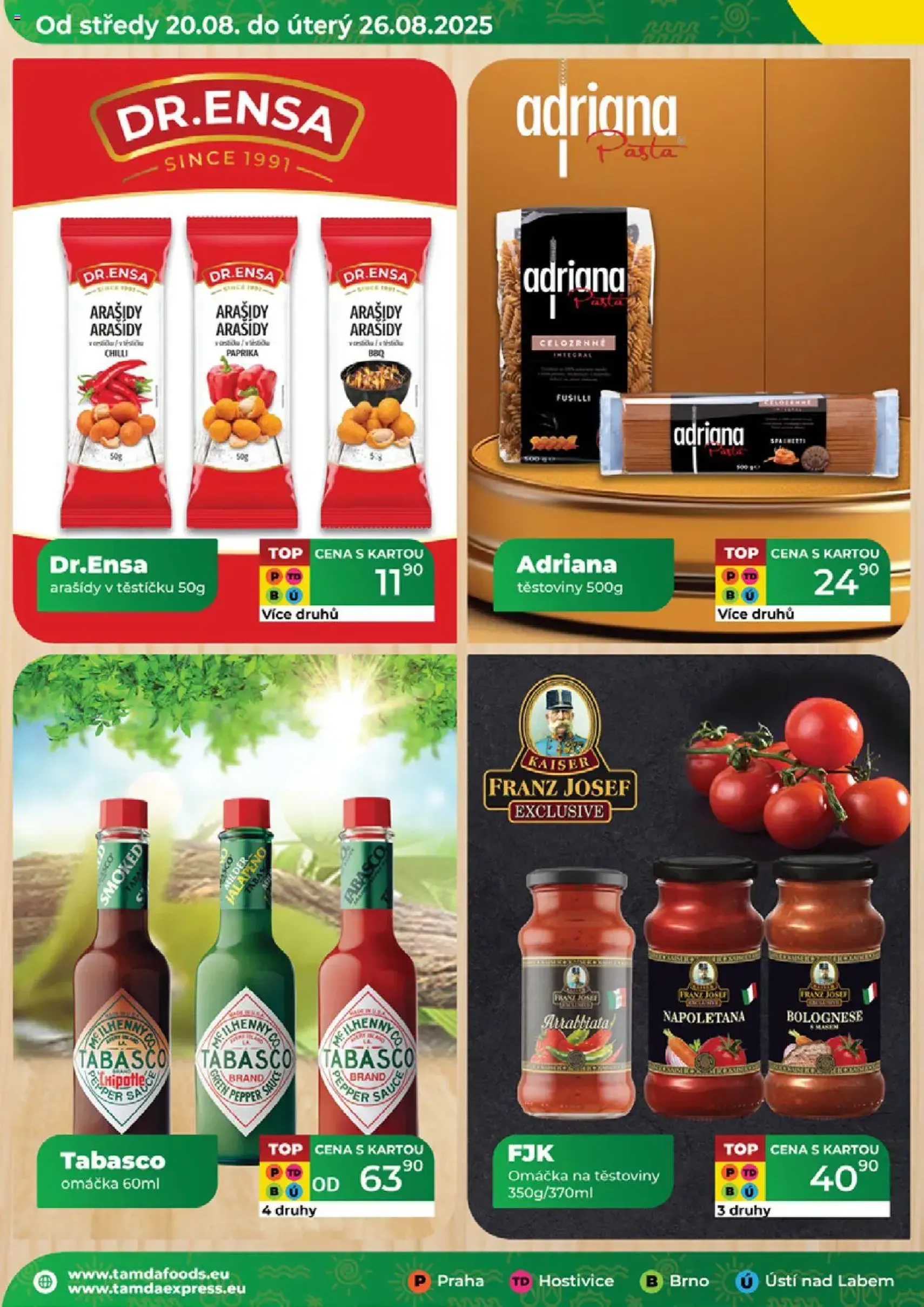 Tamda Foods leták - platný leták od 20.08.2025 strana 12 z 52 Tamda Foods leták - platný leták od 20.08.2025 strana 12 z 52