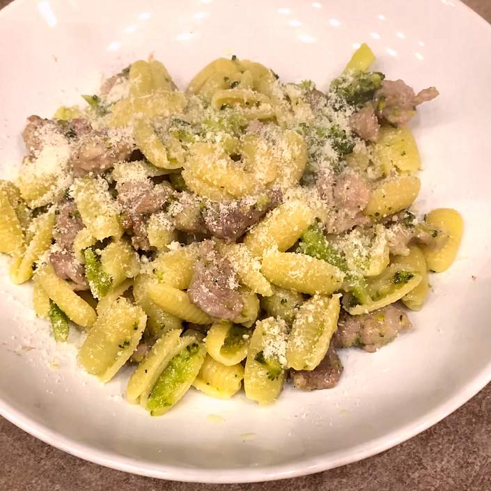 Ricetta pasta con broccoli e salsiccia