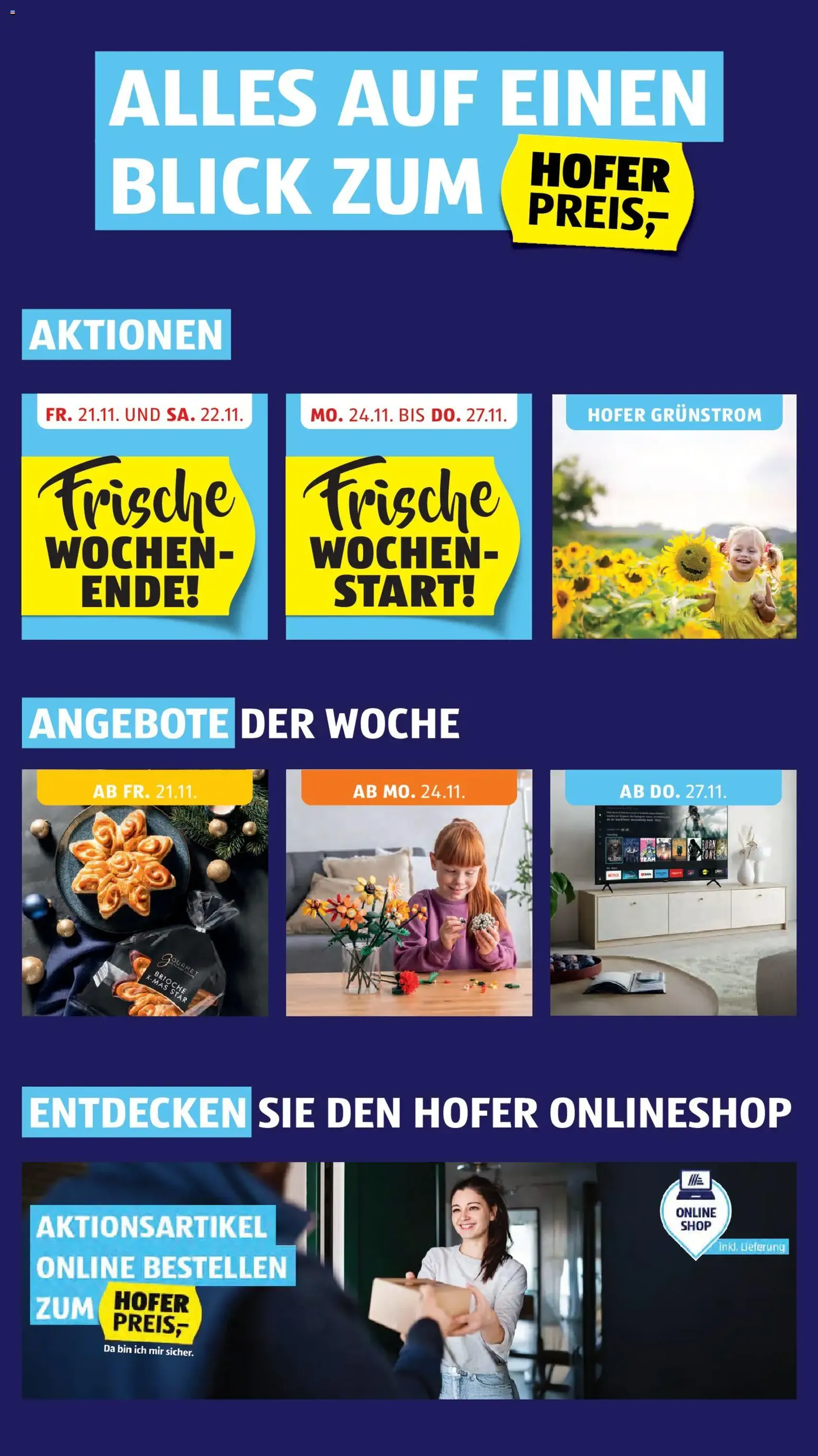 Hofer - Black Friday - Gültiger Prospekt ab 21.11.2025, Seite 2 von insgesamt 63