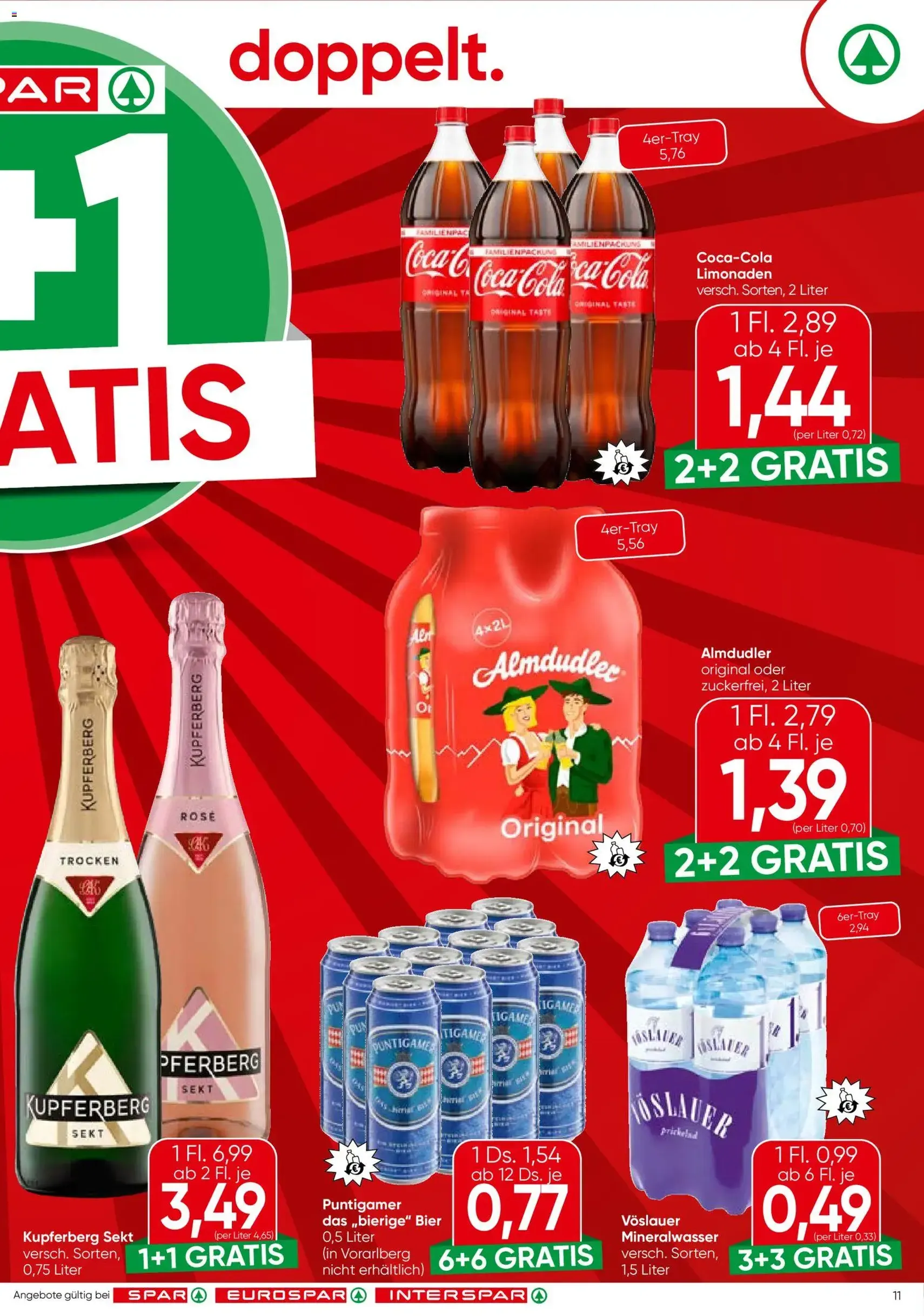 Spar - Flugblatt - Gültiger Prospekt ab 10.09.2026, Seite 11 von insgesamt 24