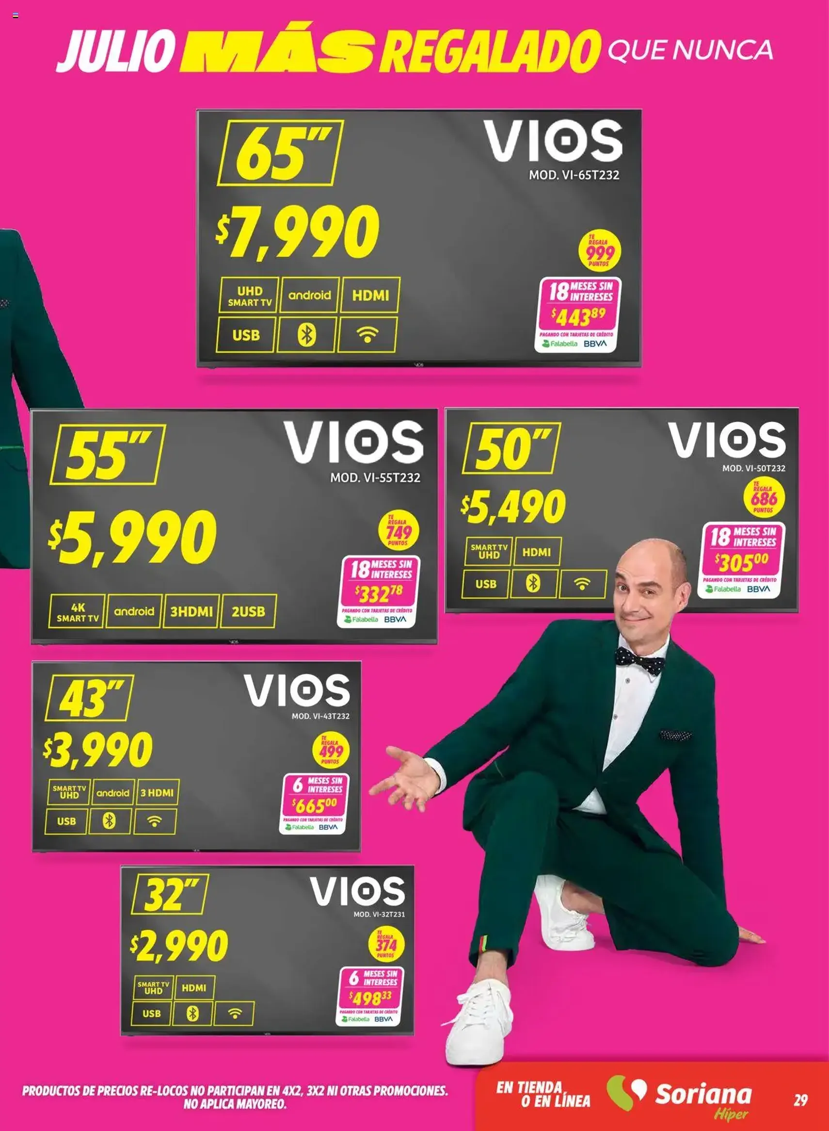 Soriana - Julio Regalado Híper Nacional - folleto válido desde 25/07/2025 página 29 de 35 Soriana - Julio Regalado Híper Nacional - folleto válido desde 25/07/2025 página 29 de 35