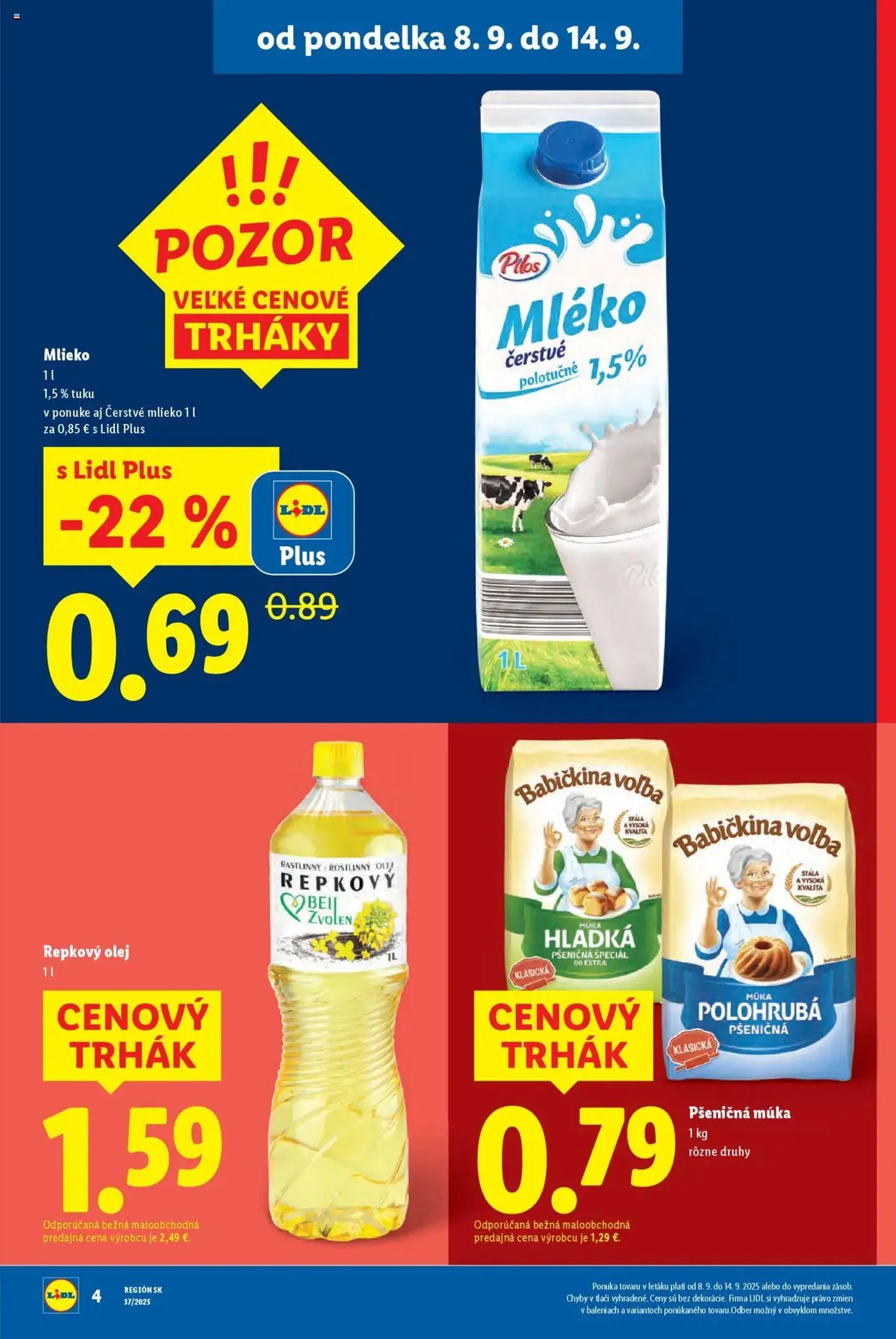 Lidl leták - platný leták od 08.09.2025 strana 4 z 91 Lidl leták - platný leták od 08.09.2025 strana 4 z 91
