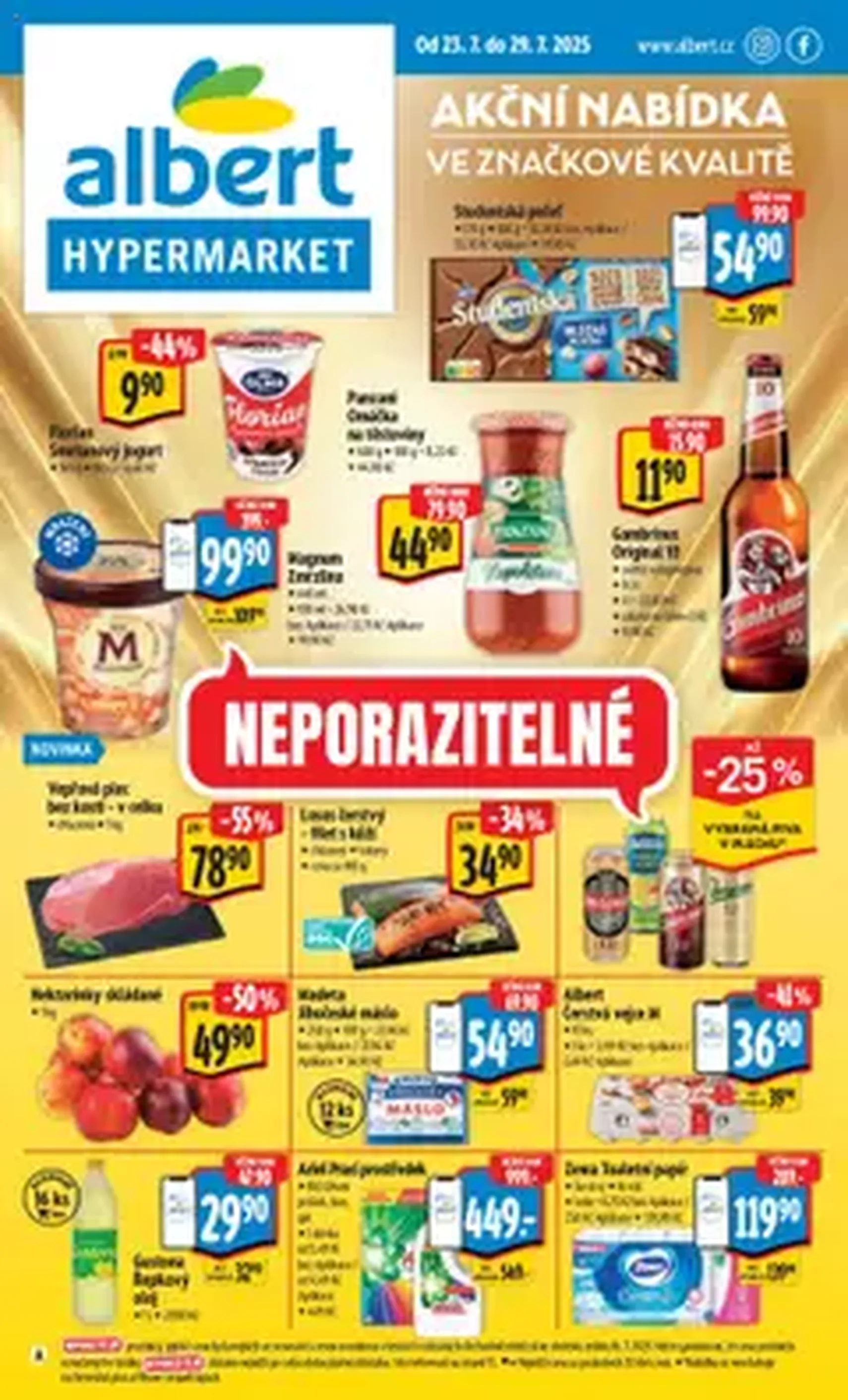 Albert leták - Hypermarket - platný leták od 23.07.2025 strana 1 z 1