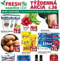 Fresh Leták - náhľad letáku platný od 04.09.2025