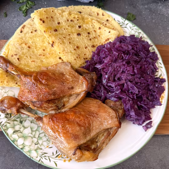 Náhľad receptu Pečené kačacie stehná