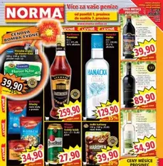 Norma leták - náhled letáku platný od 01.12.2025