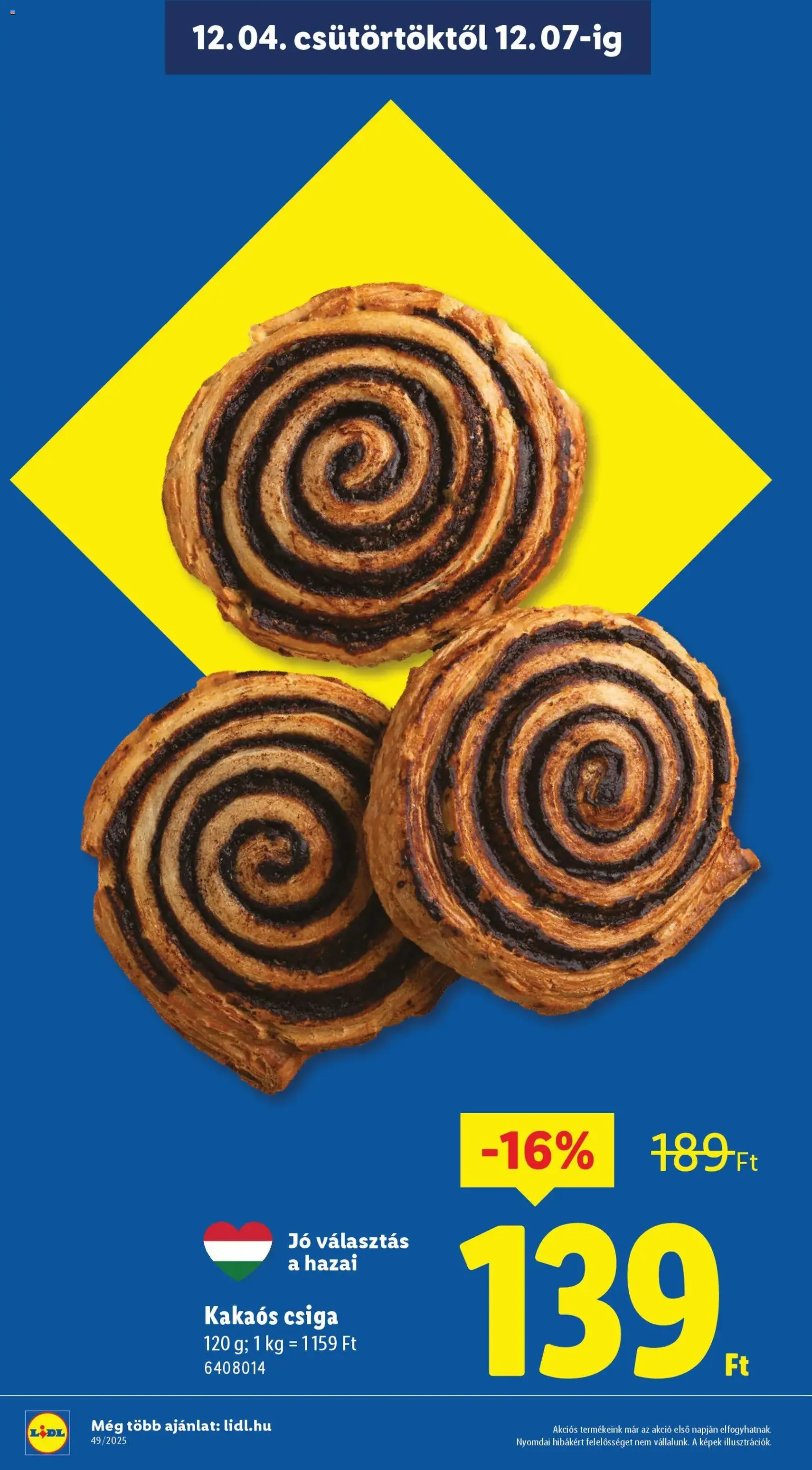 Lidl Akciós újság - 2025.12.04. érvényes szórólap 2 oldal 62 oldalból