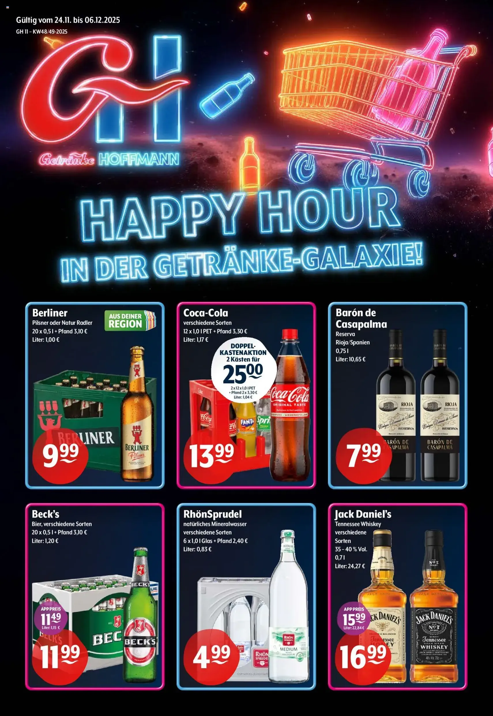 Trink und Spare - Black Friday - Gültiger Prospekt ab 24.11.2025, Seite 1 von insgesamt 11